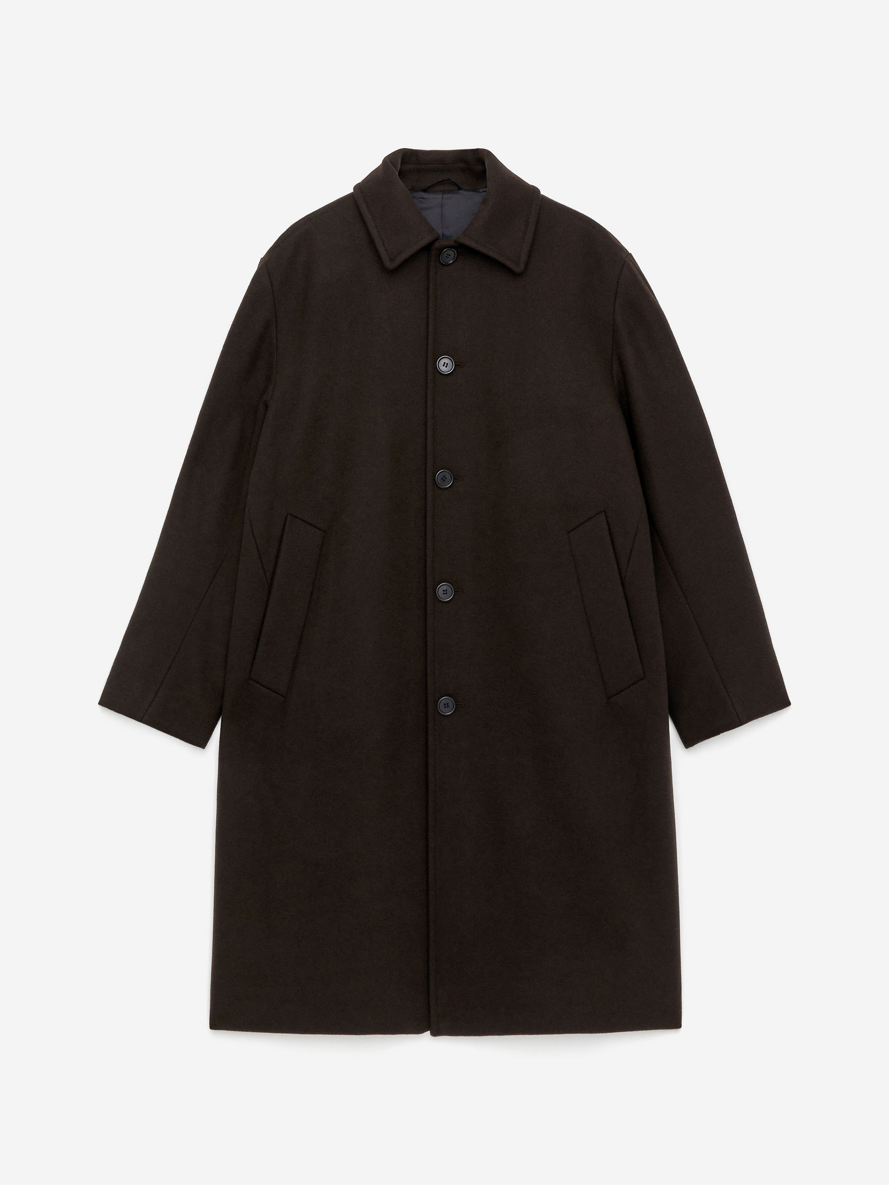 Doublé Wool-Blend Coat - Dark Brown - Oversized - Men - StillMedia/DescriptiveStillLife - 1