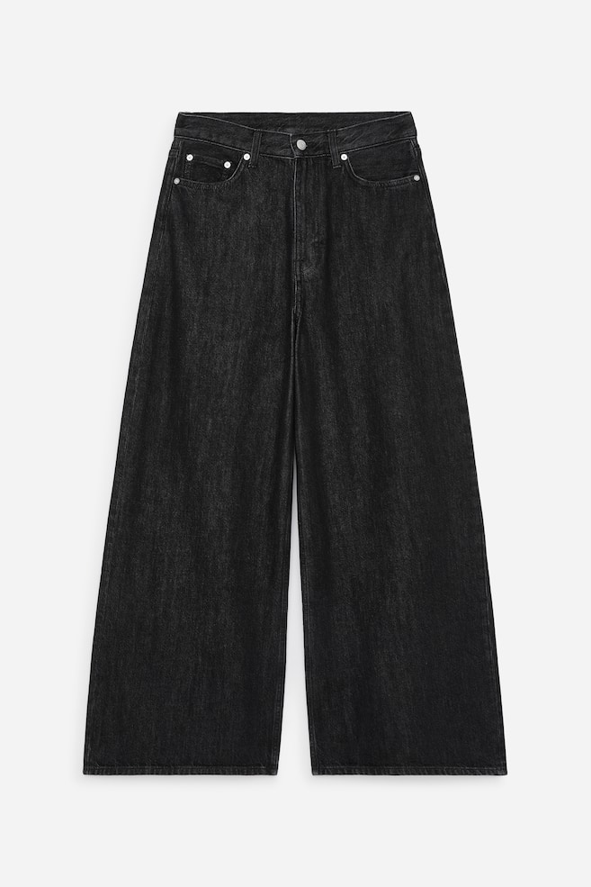 CEDAR Oversized Wide Jeans - Schwarz/Blau/Hellblau/Weiß/Blau - 1
