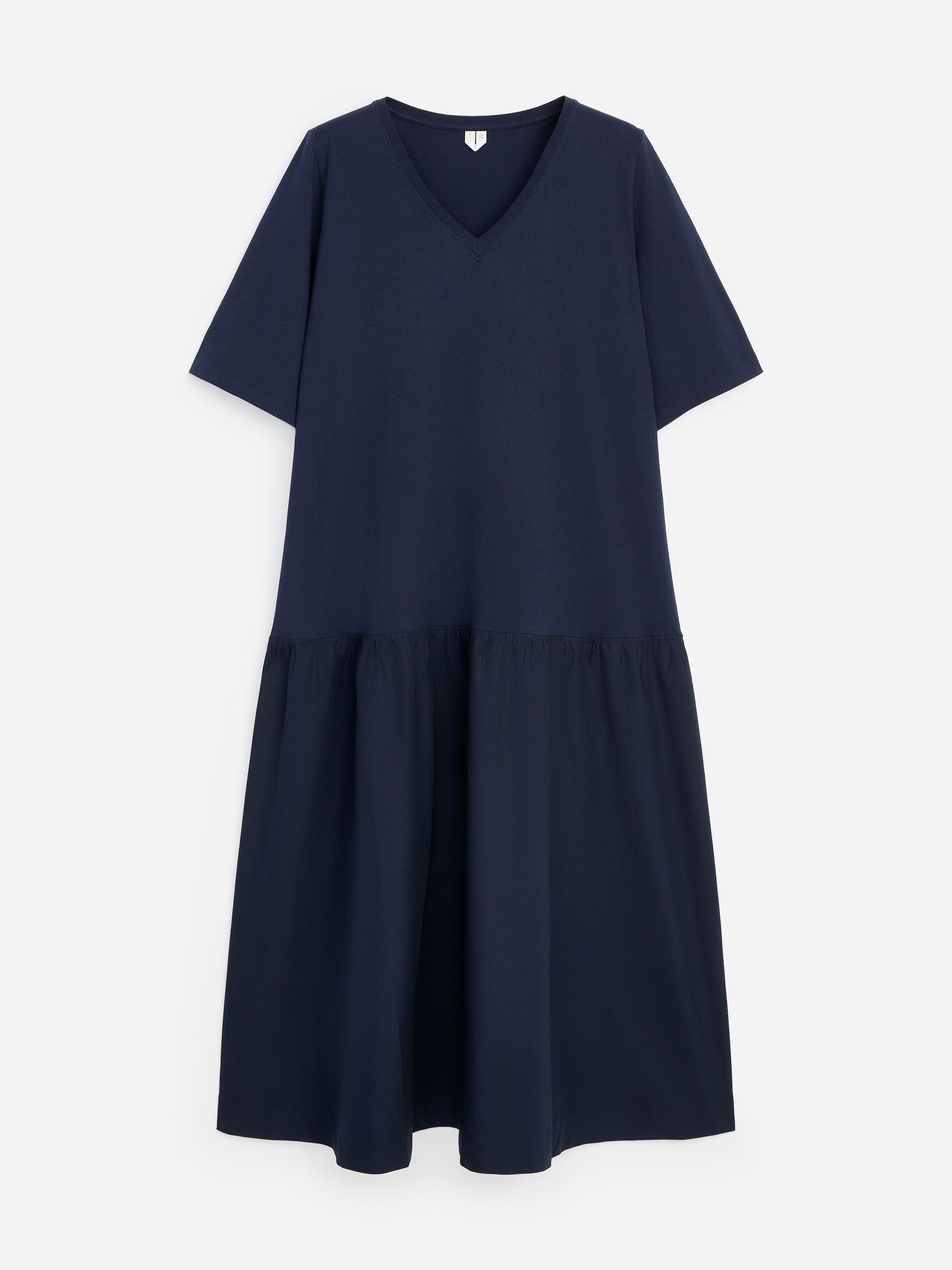 Midikleid mit V-Ausschnitt - Navy - Regular Fit - Damen - StillMedia/DescriptiveStillLife - 1
