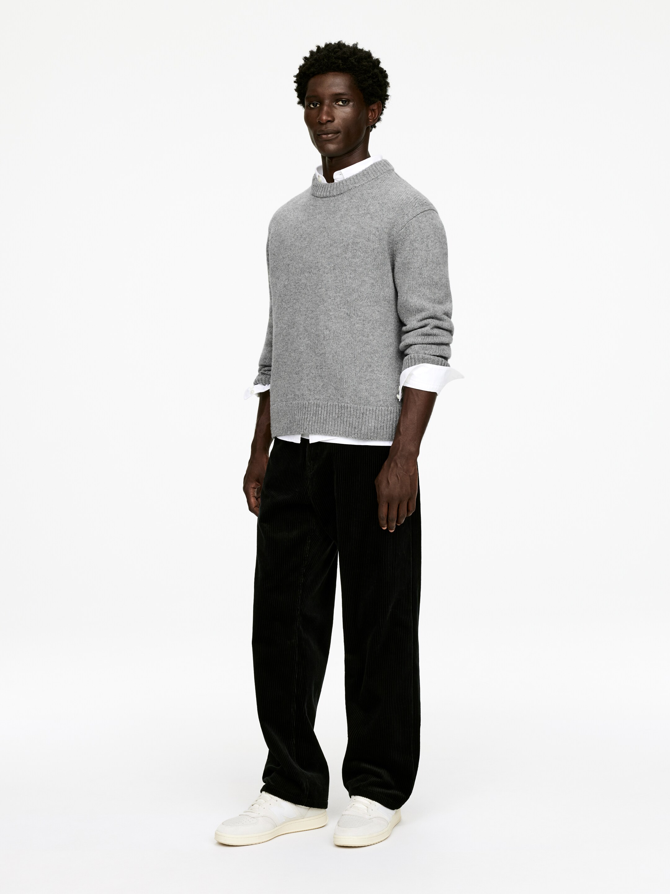 Ver imagen más grande: Jersey de lana de punto grueso - Gris claro jaspeado - HOMBRE | H&M ES 2