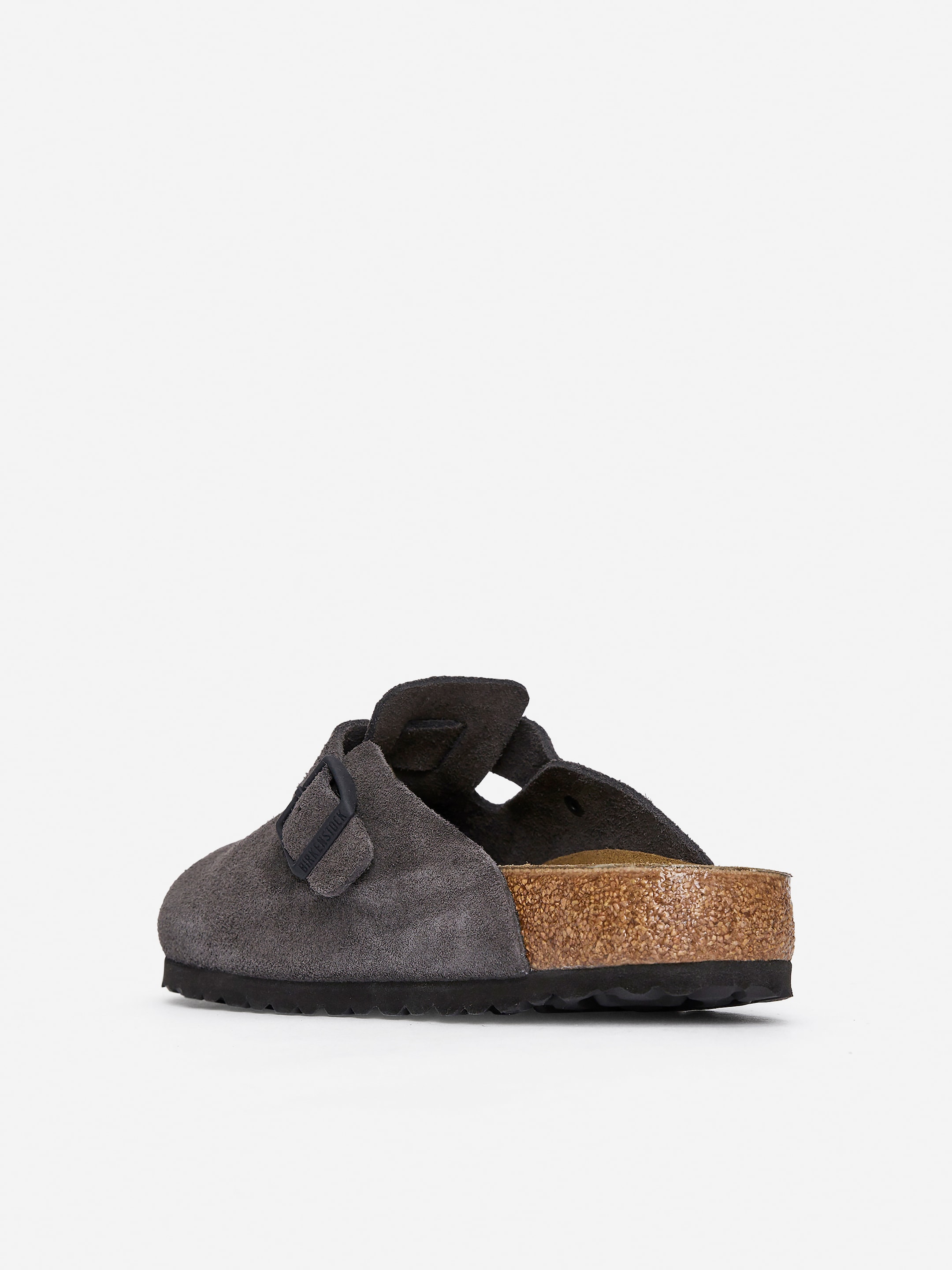 Birkenstock Boston sandaler i mocka - Grå - Men - StillMedia/DescriptiveStillLife - 4