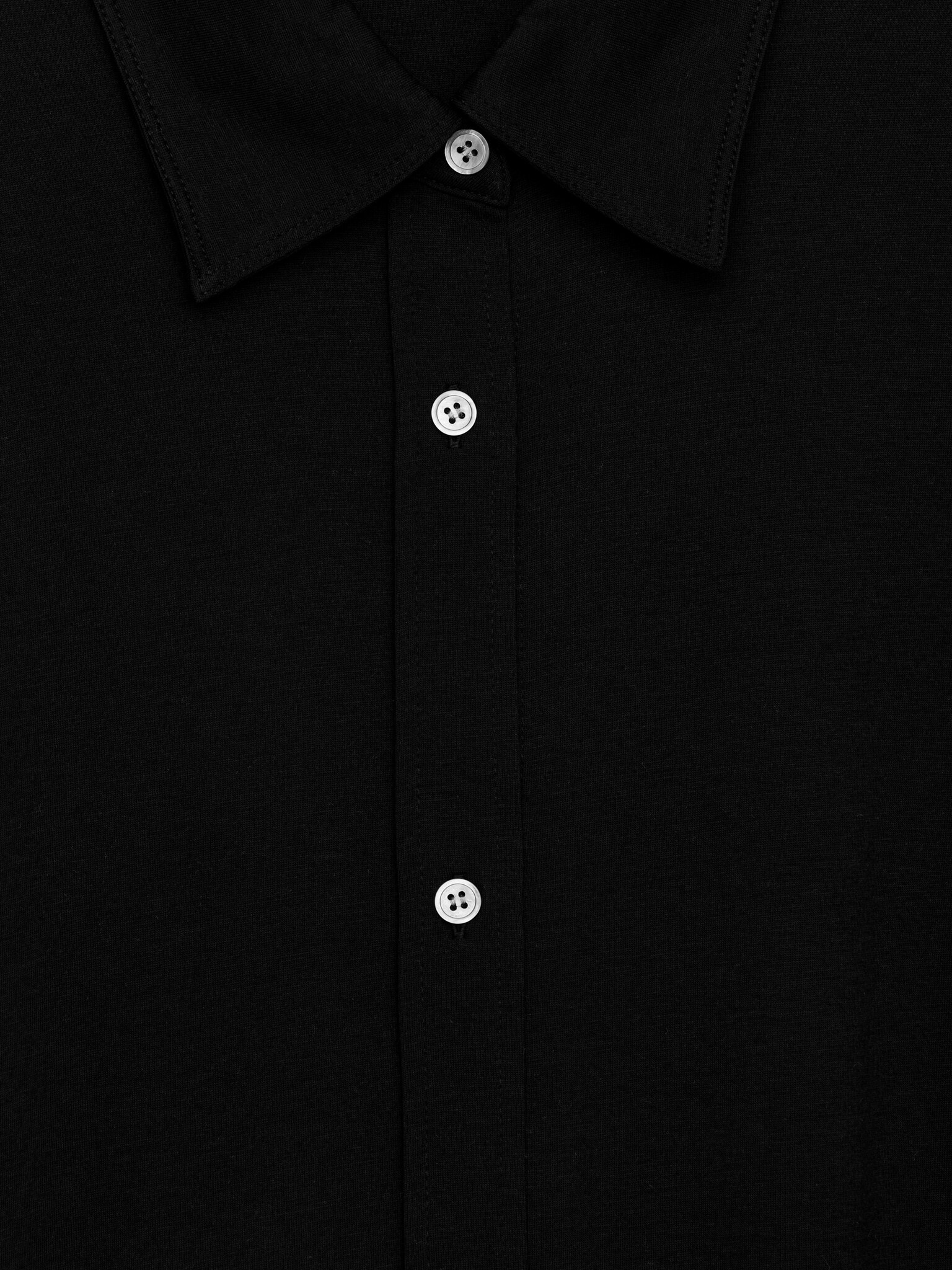 Maxi Shirt Dress - Black - 6