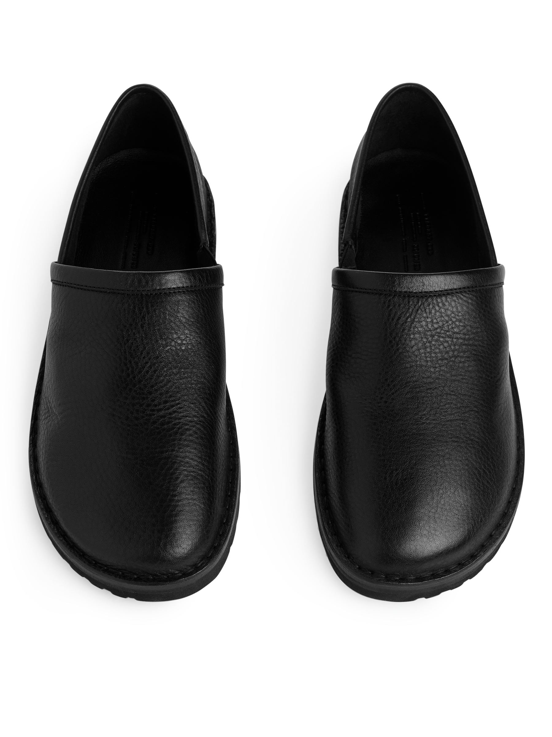 Slipper aus Leder - Schwarz - Herren - StillMedia/DescriptiveStillLife - 5