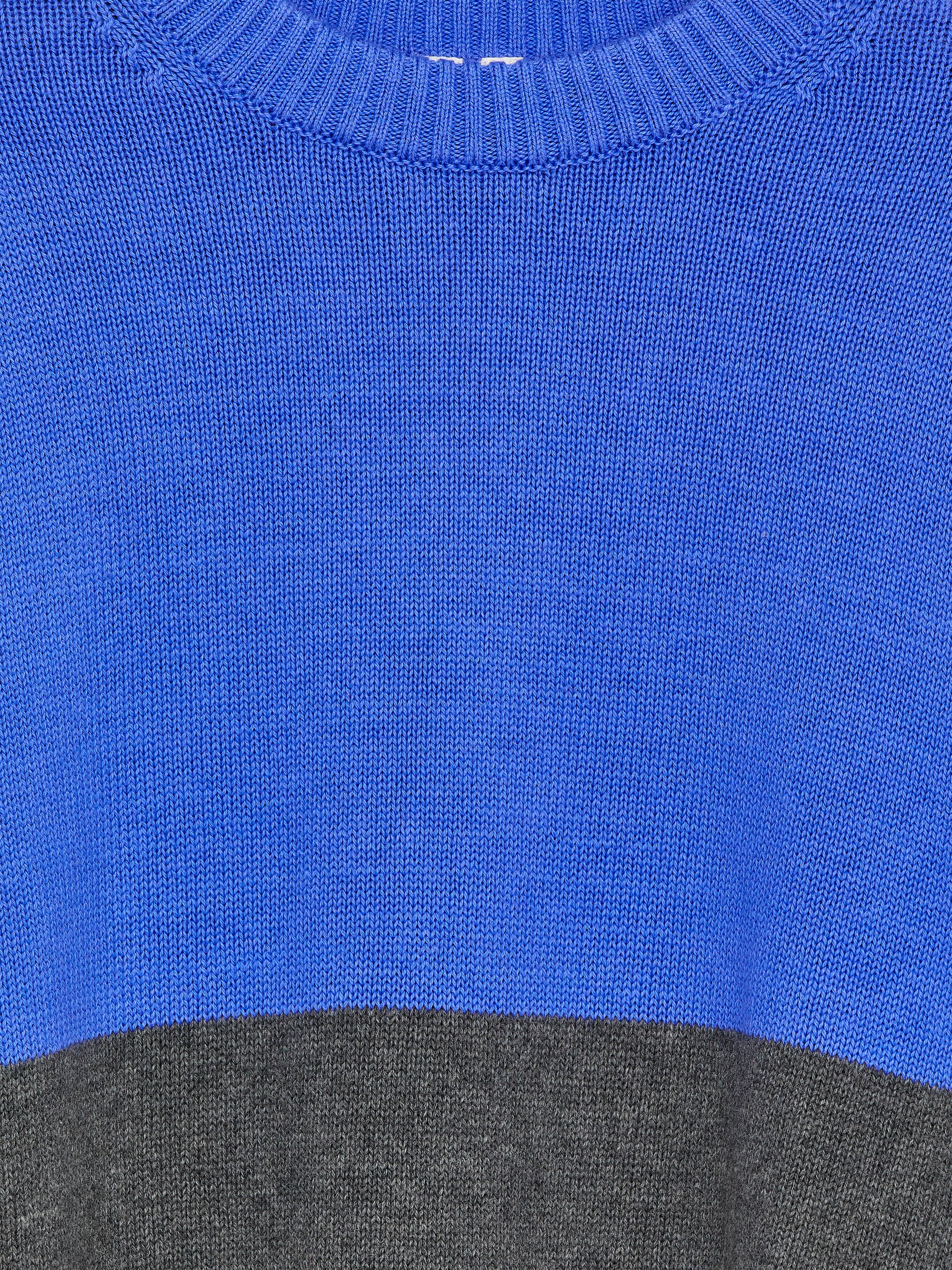 Zobacz większy obraz: Sweter z bawełny i wełny - Niebieski/szary/czerwony - Dziecko | H&M PL 2