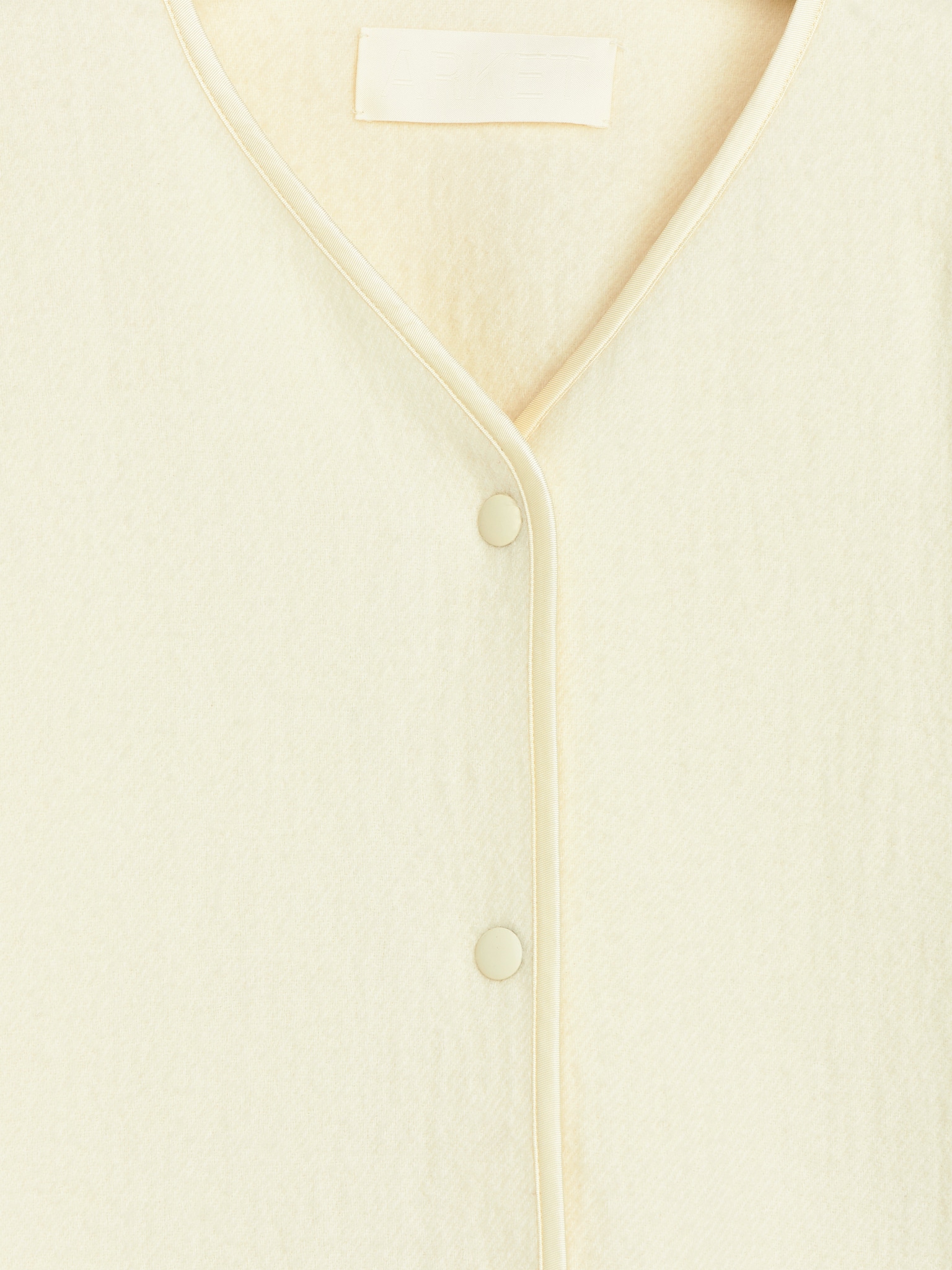 Jakke i uldblend - Hvid - 2