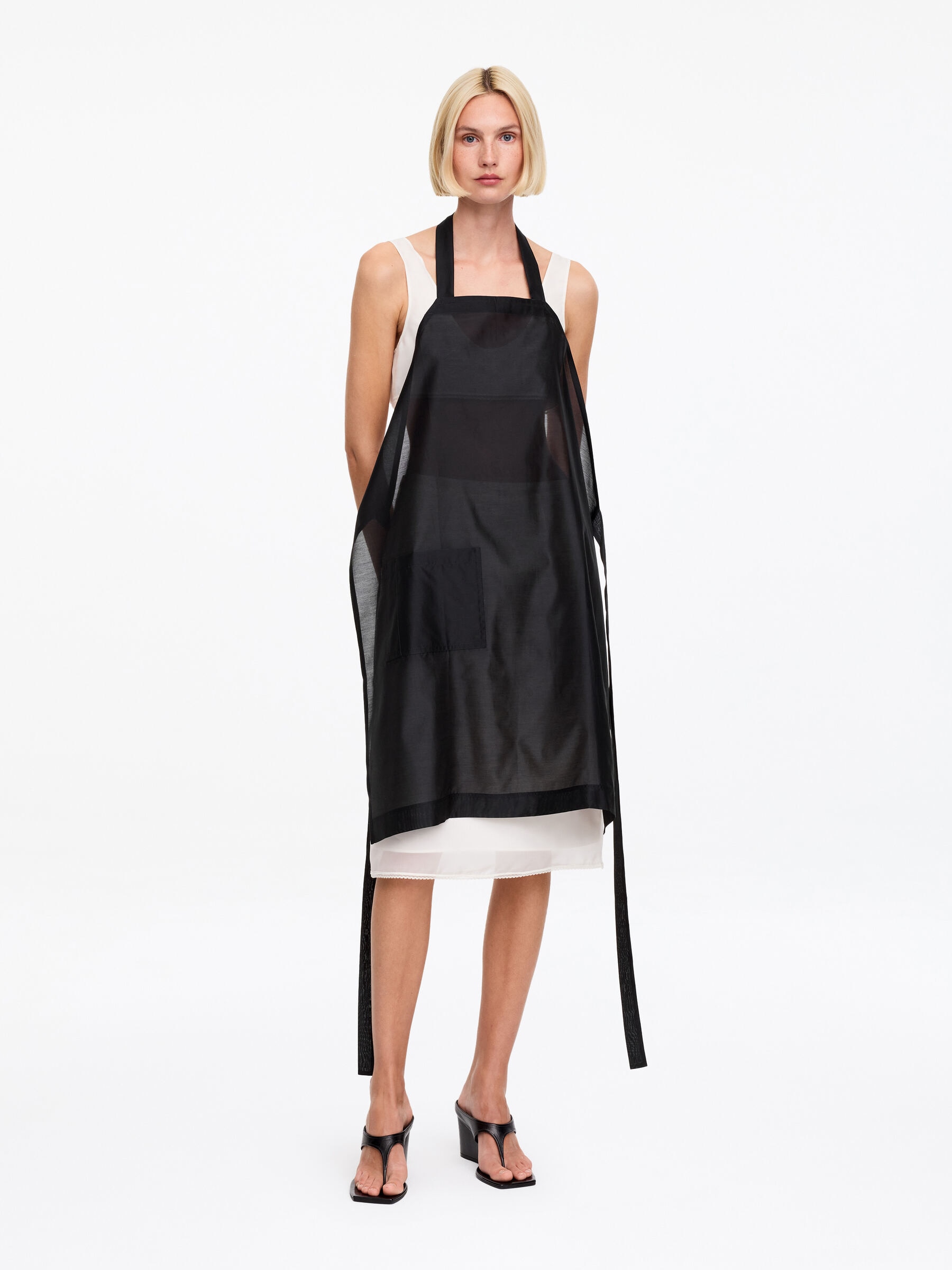 ARKET and Laila Gohar Monogram Apron-#29272B-18859