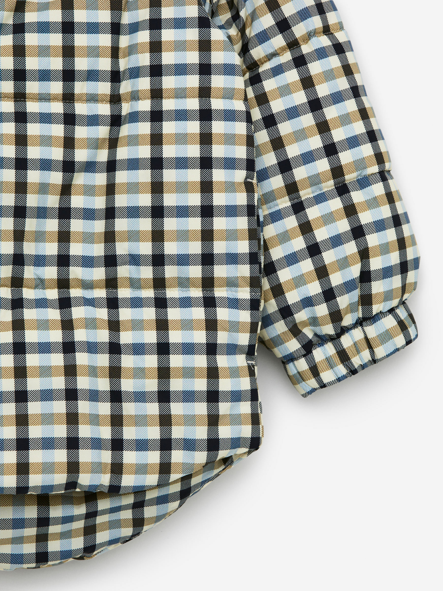 Print Puffer Jacket - Off White/Blue - Regular fit - Children - StillMedia/DescriptiveDetail - 2