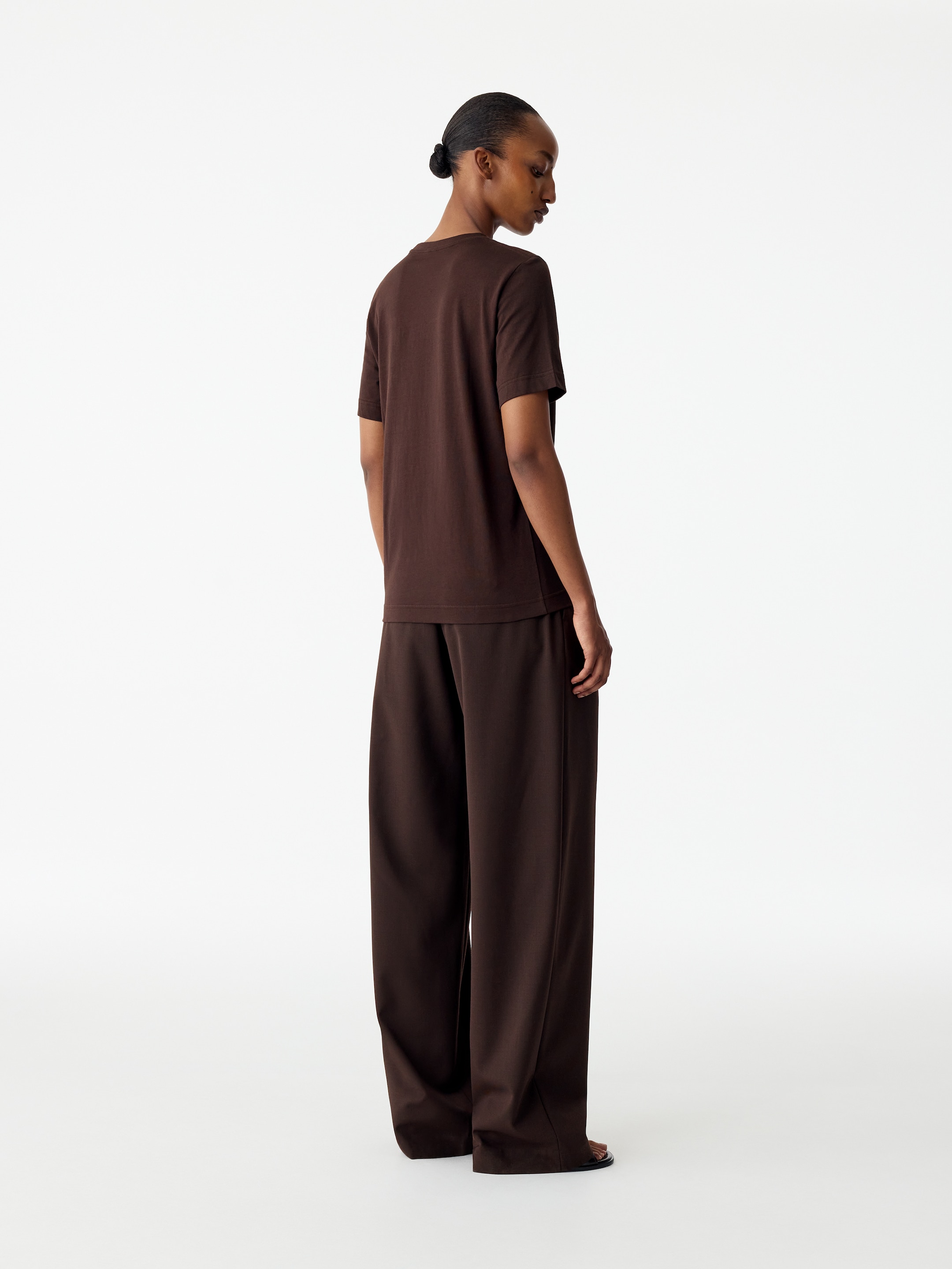 T-shirt Signature a maniche corte - Marrone - Regular fit - women - StillMedia/Lookbook - 10