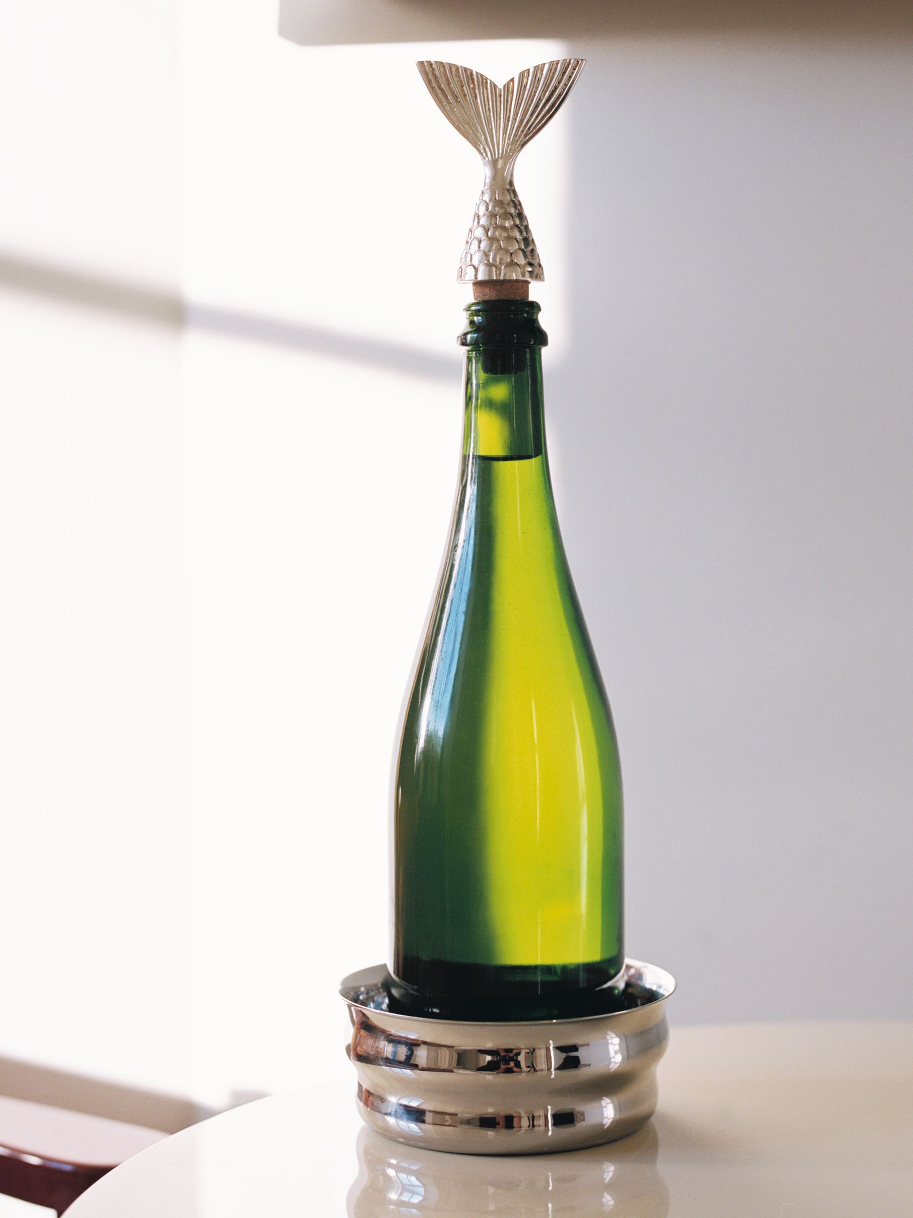 Stainless Steel Bottle Coaster - Silver - Homeware - StillMedia/Environmental - 1