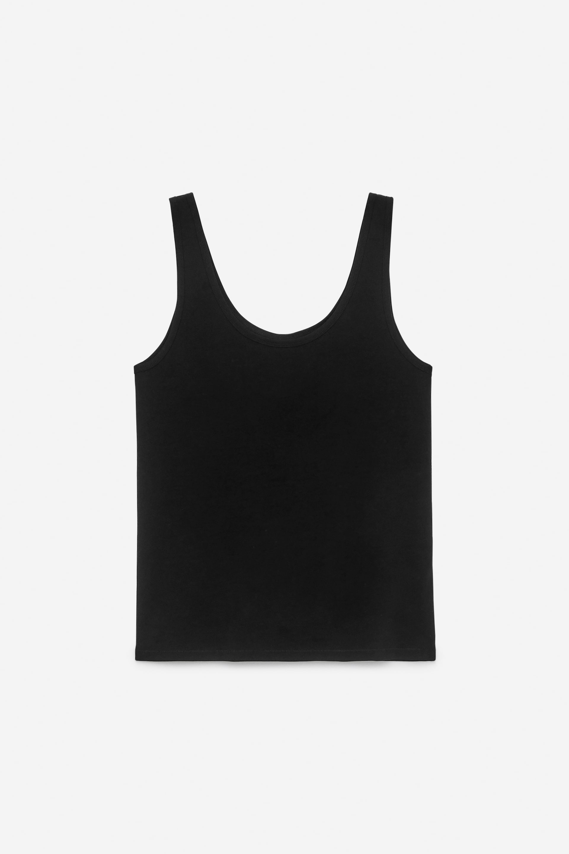 Vezi imaginea mai mare: Maiou din bumbac - Negru - FEMEI | H&M RO 1