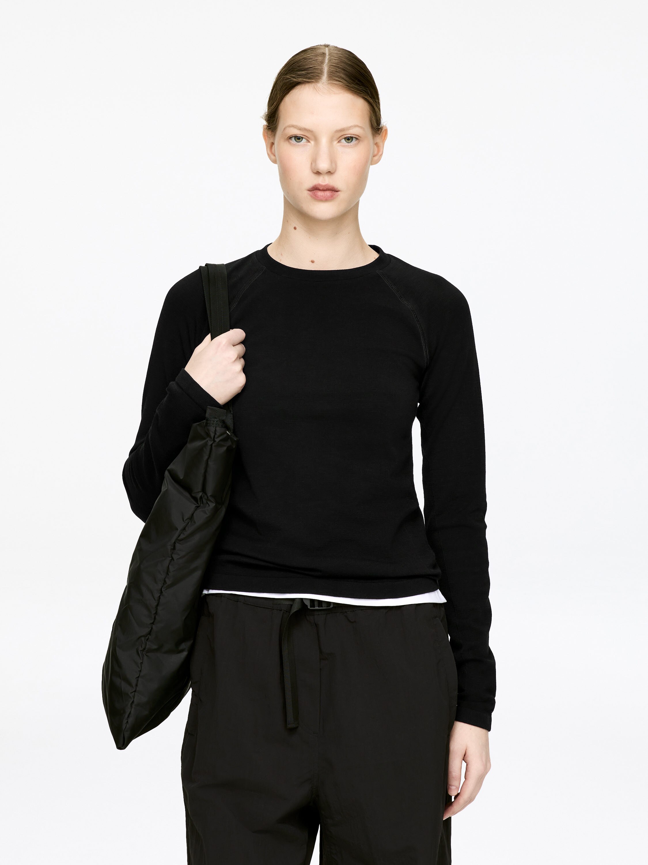 Seamless Wool-Blend Top - Black - Slim fit - Women - StillMedia/Lookbook - 9