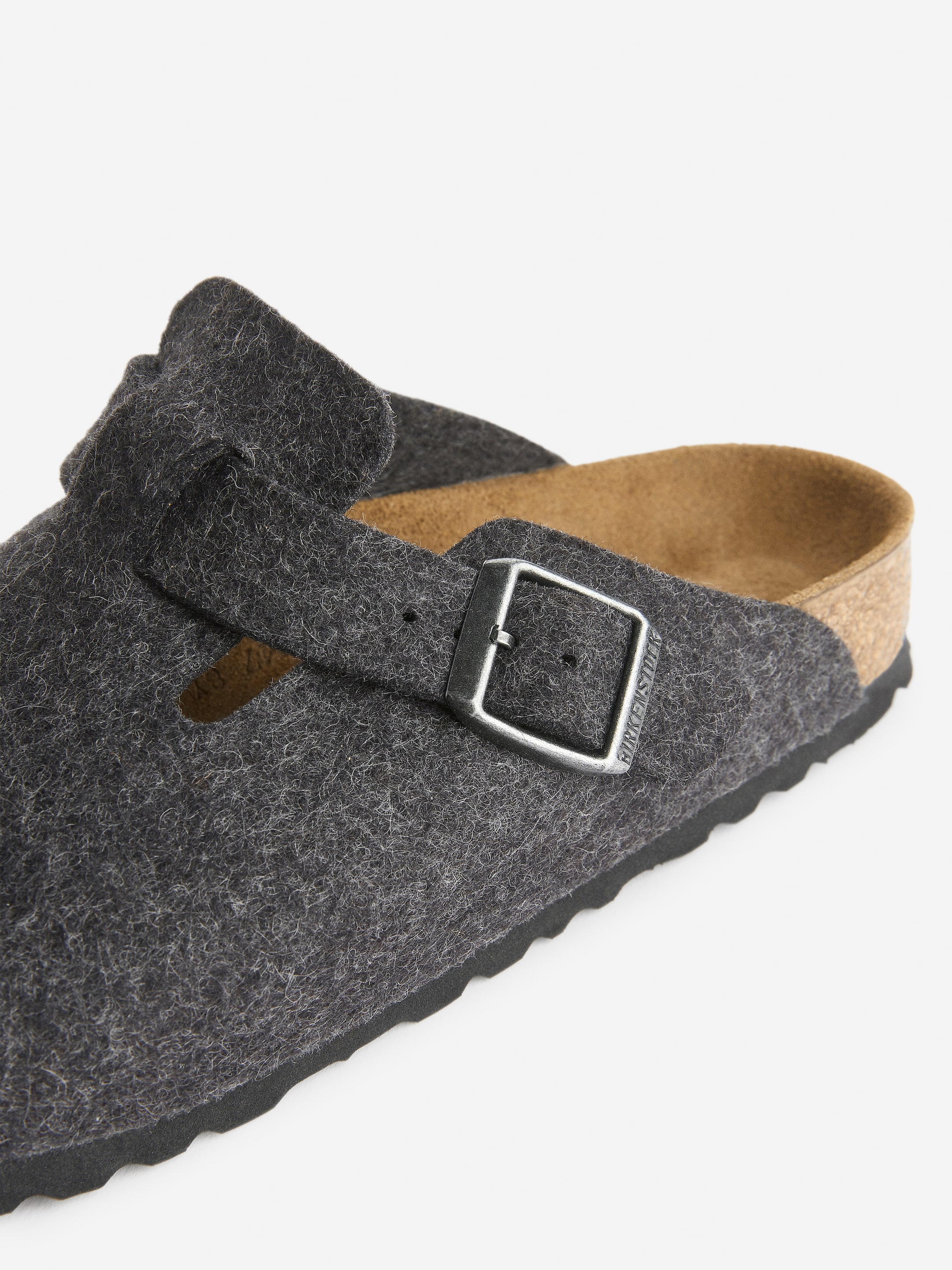 Birkenstock Boston Wool Clogs - Grey - Women - StillMedia/DescriptiveStillLife - 1