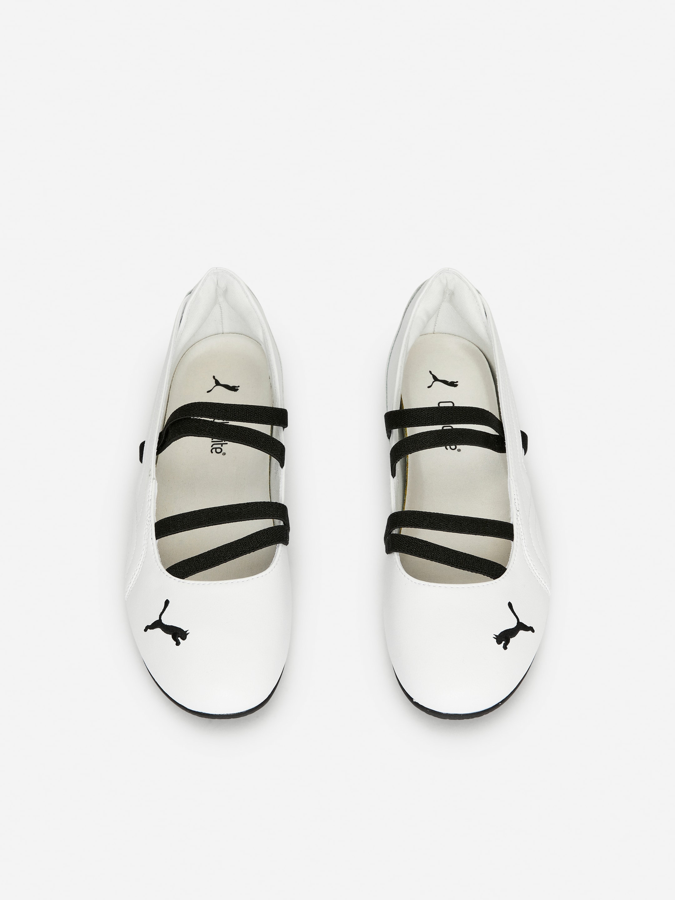 Puma Speedcat Ballet Flats - White/Black - Women - StillMedia/DescriptiveStillLife - 1