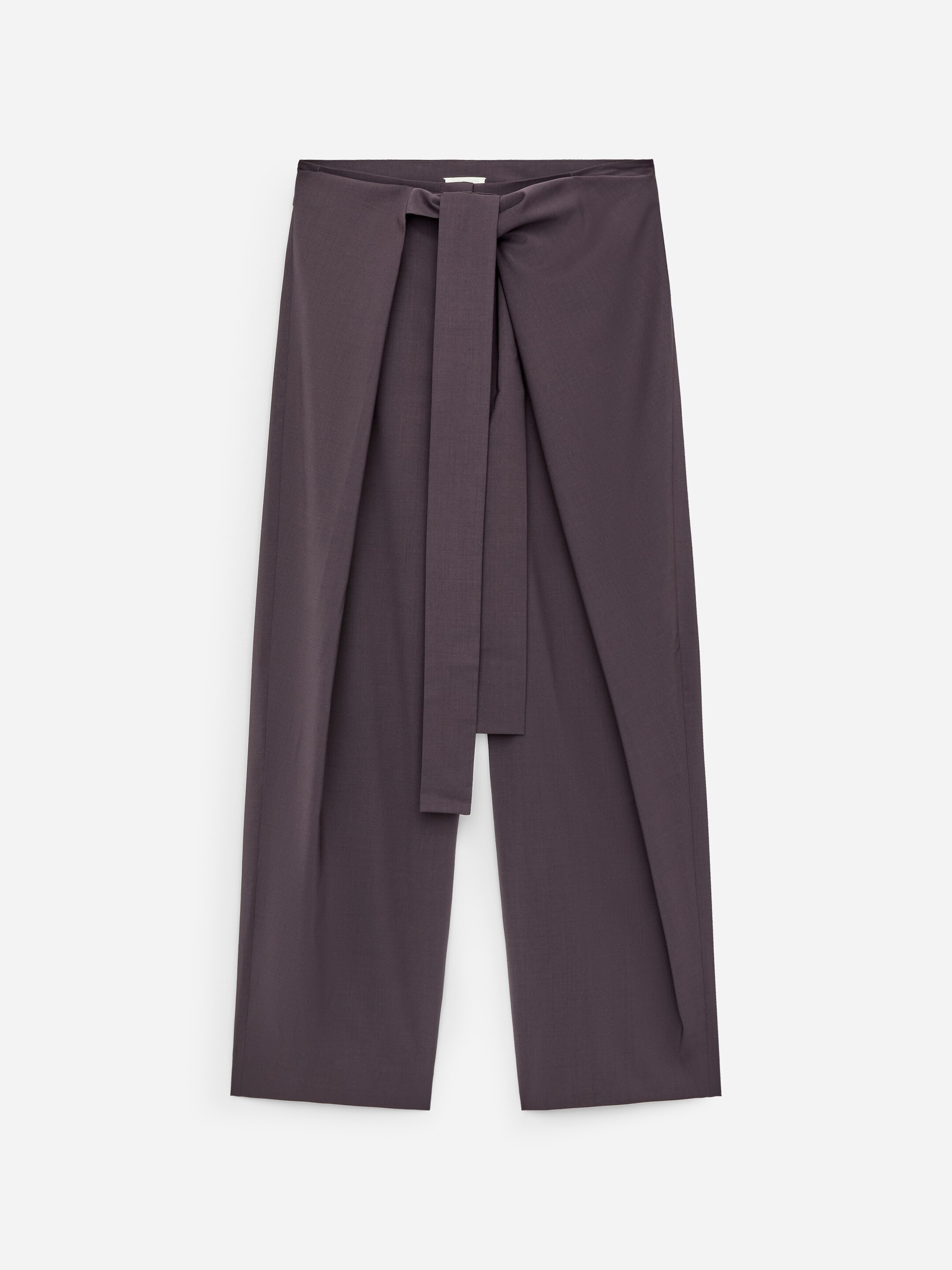 Vezi imaginea mai mare: Pantaloni Croiți cu Detaliu Înfășurat - Maro Închis - FEMEI | H&M RO 5