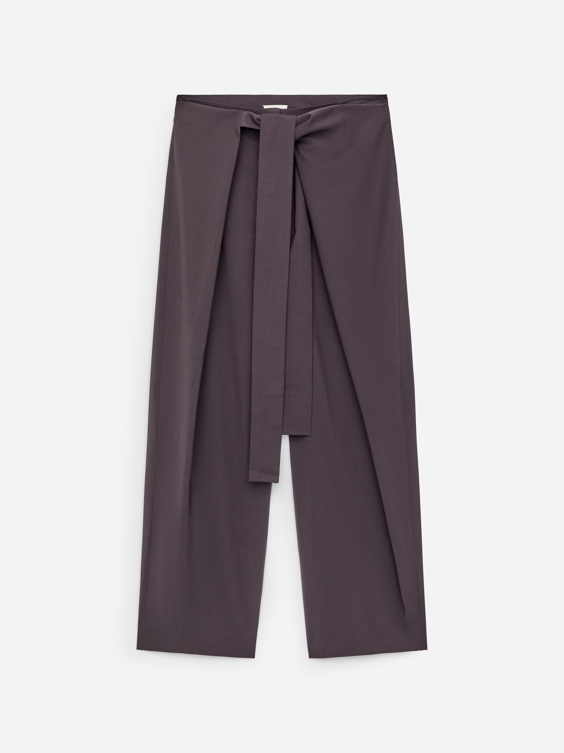 Elegante Hose im Wickeldesign - Dunkelbraun - Relaxed Fit - Damen - StillMedia/DescriptiveStillLife - 2