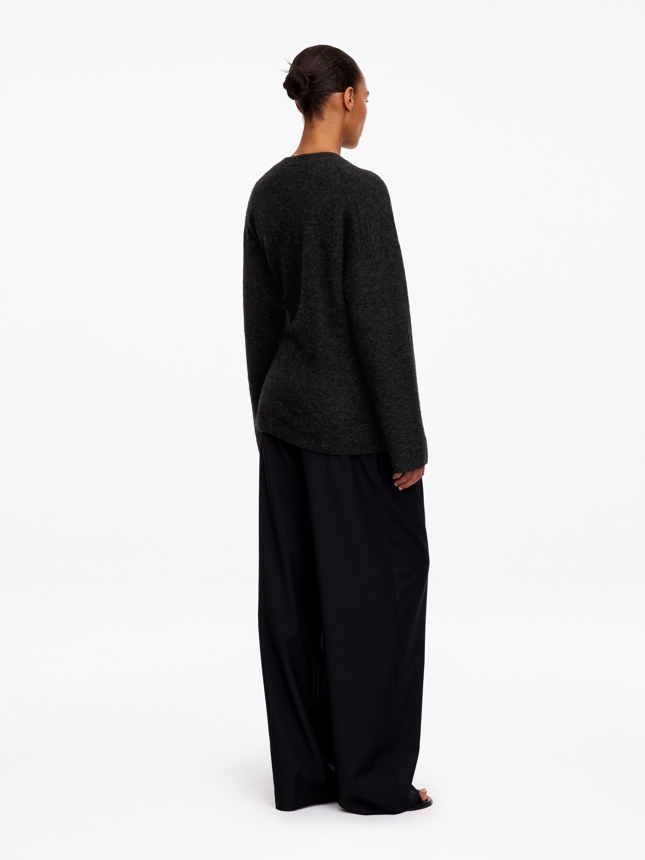 Strickjacke aus einer Alpaka-Wollmischung - Dunkelgrau - Regular Fit - women - StillMedia/Lookbook - 6