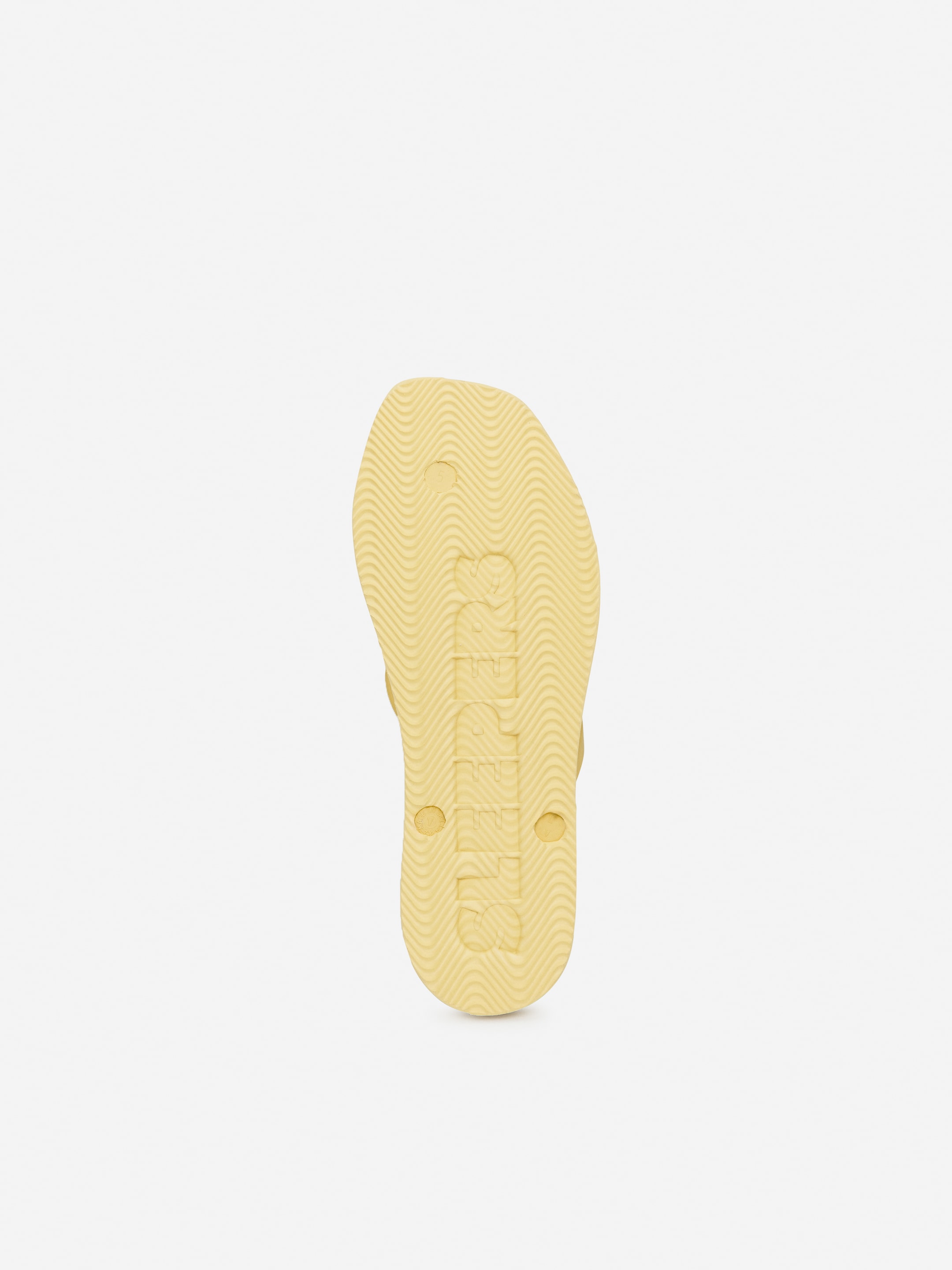 Sleepers Tapered Flip Flops - Yellow - Women - StillMedia/DescriptiveStillLife - 4