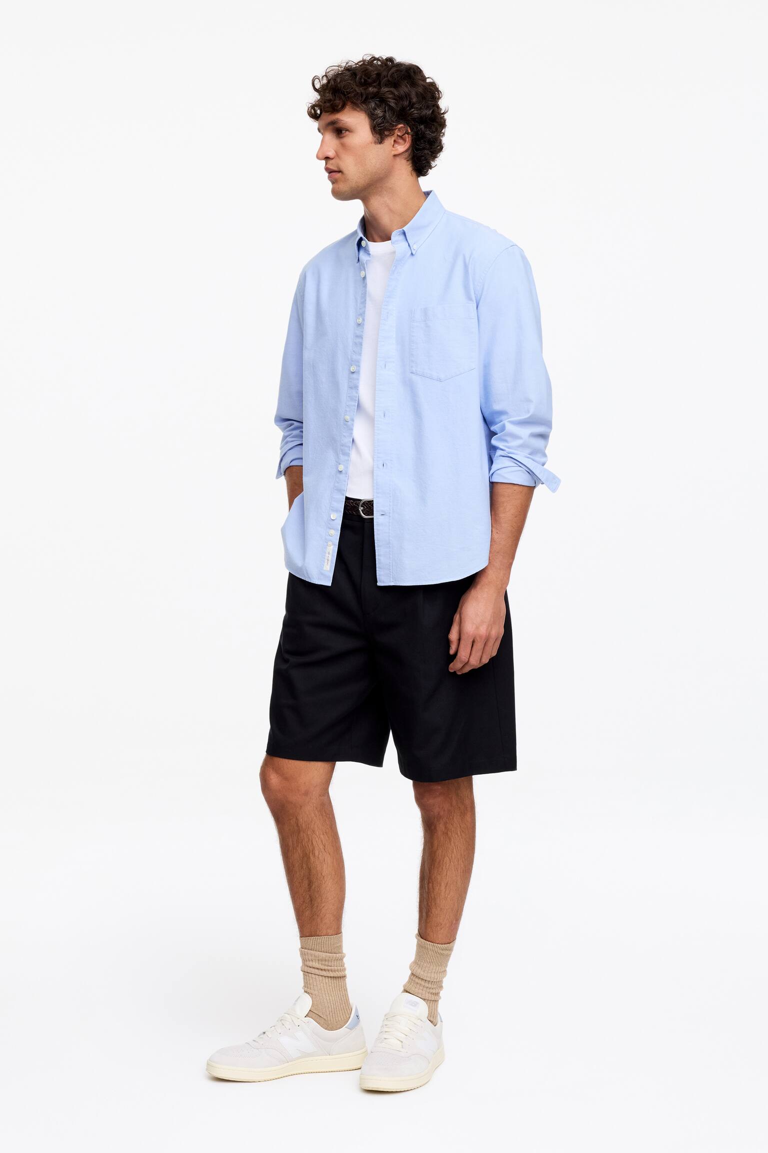 Oxfordskjorta - Ljusblå/Blå/randig/Crèmevit/Ljusgrå/Vit - 7