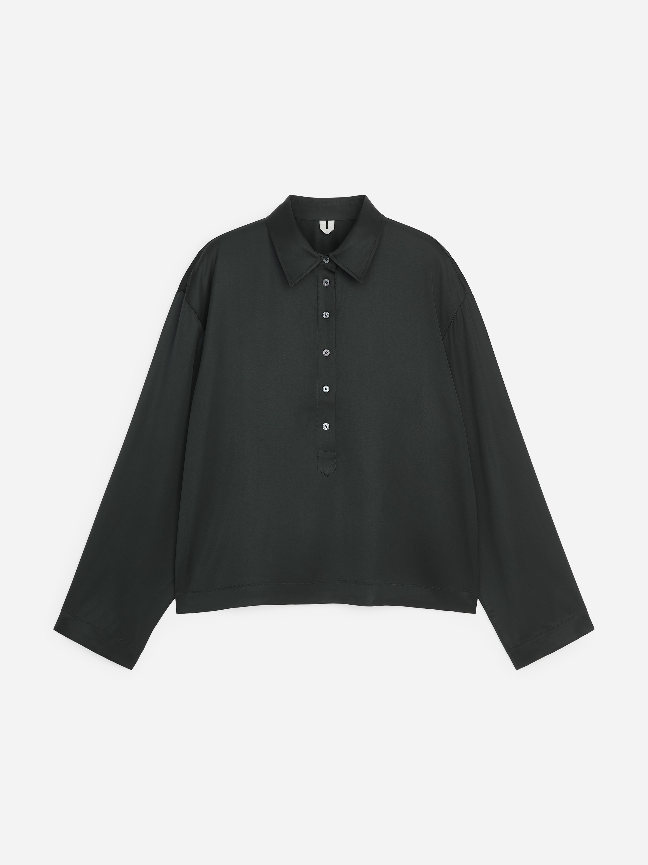 Polokošile Volného Střihu - Black/Krémová