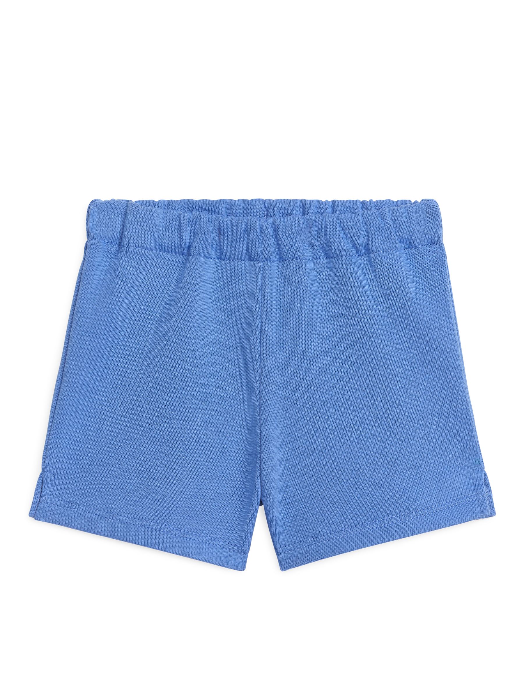 Pantalones cortos de rizo francés de algodón - Azul - Corte relajado - Children - StillMedia/DescriptiveStillLife - 1