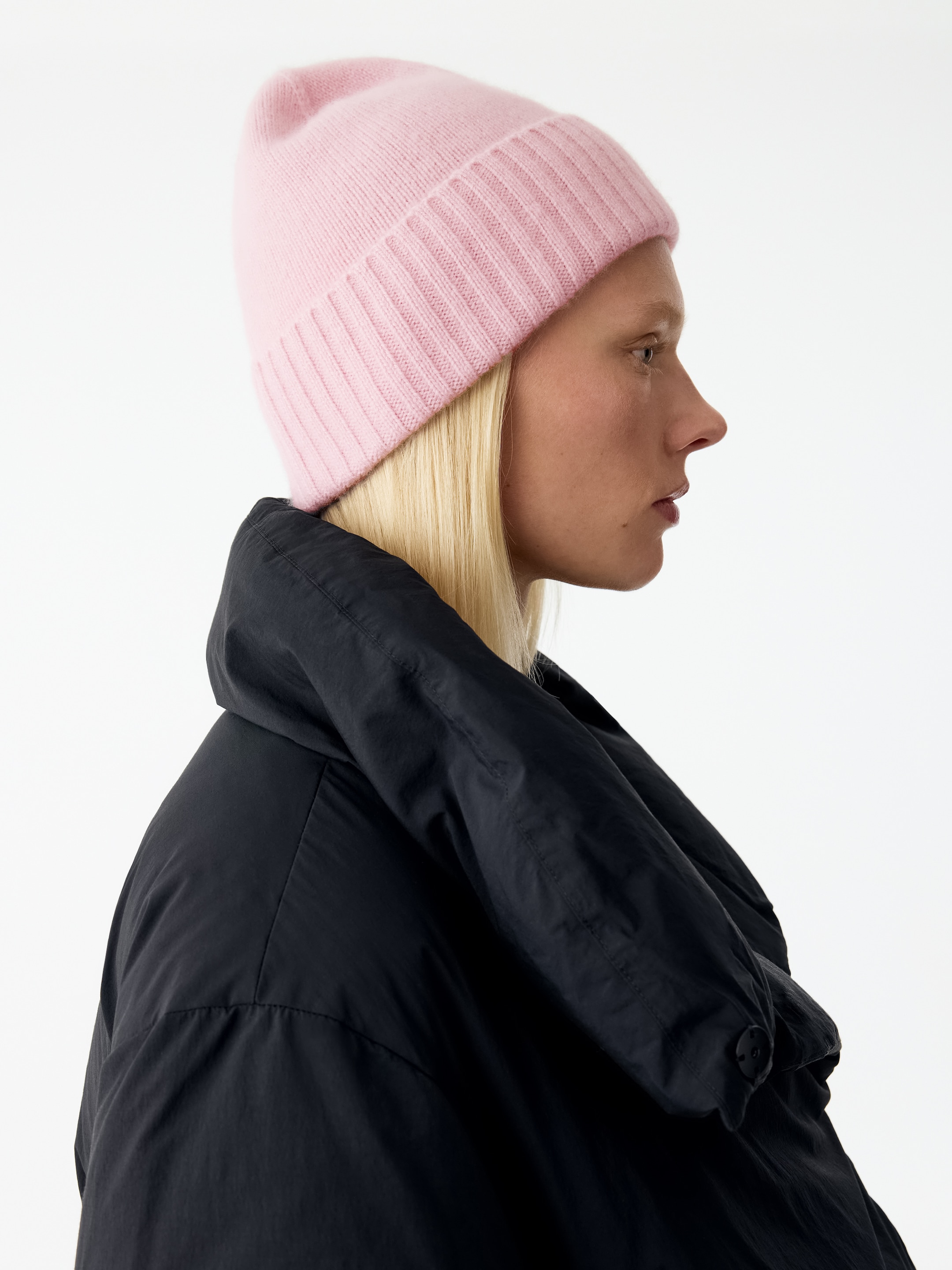 Mütze aus Kaschmir-Pink-20733