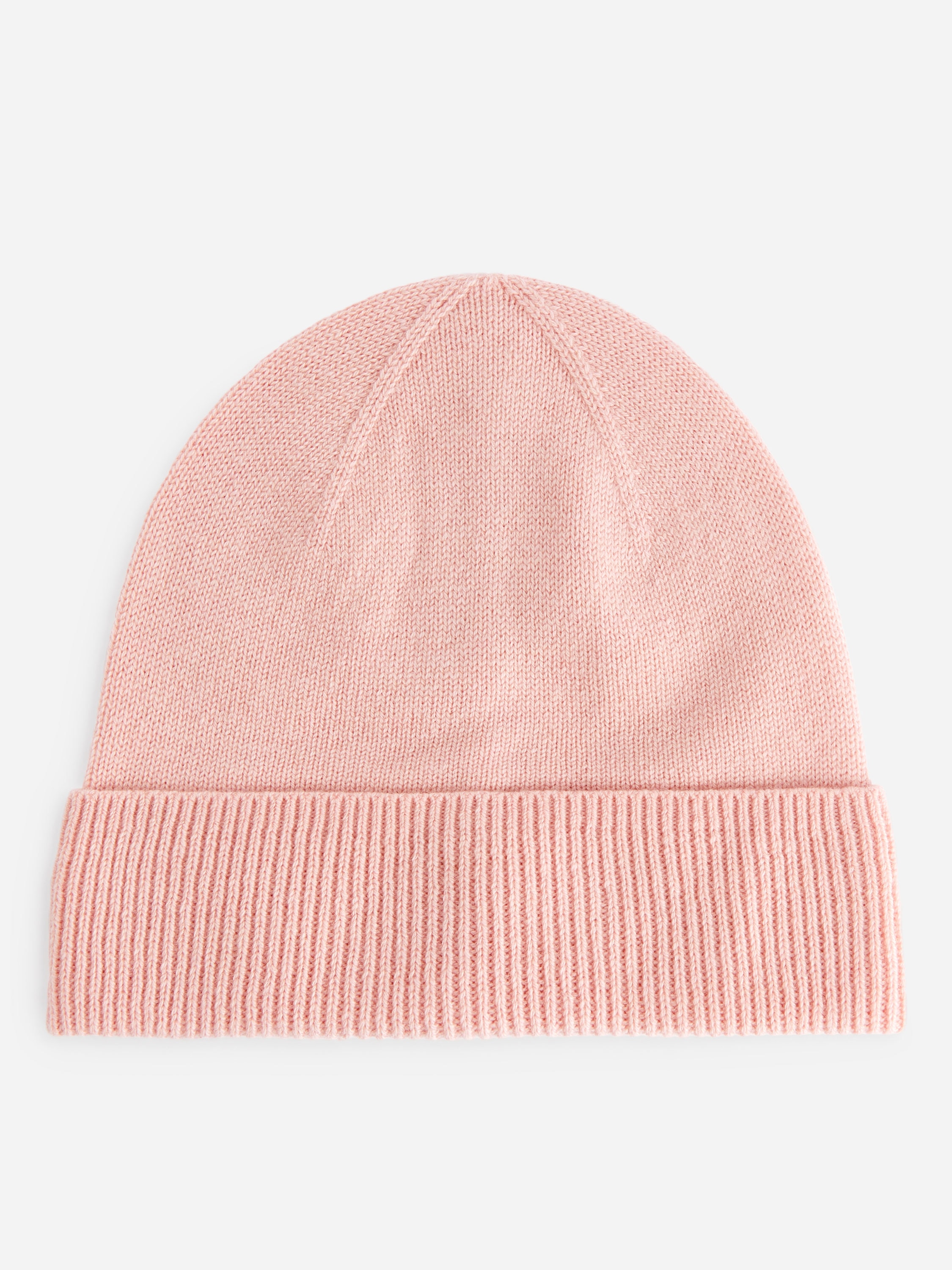 Beanie aus Merinowolle-Rosa-13435