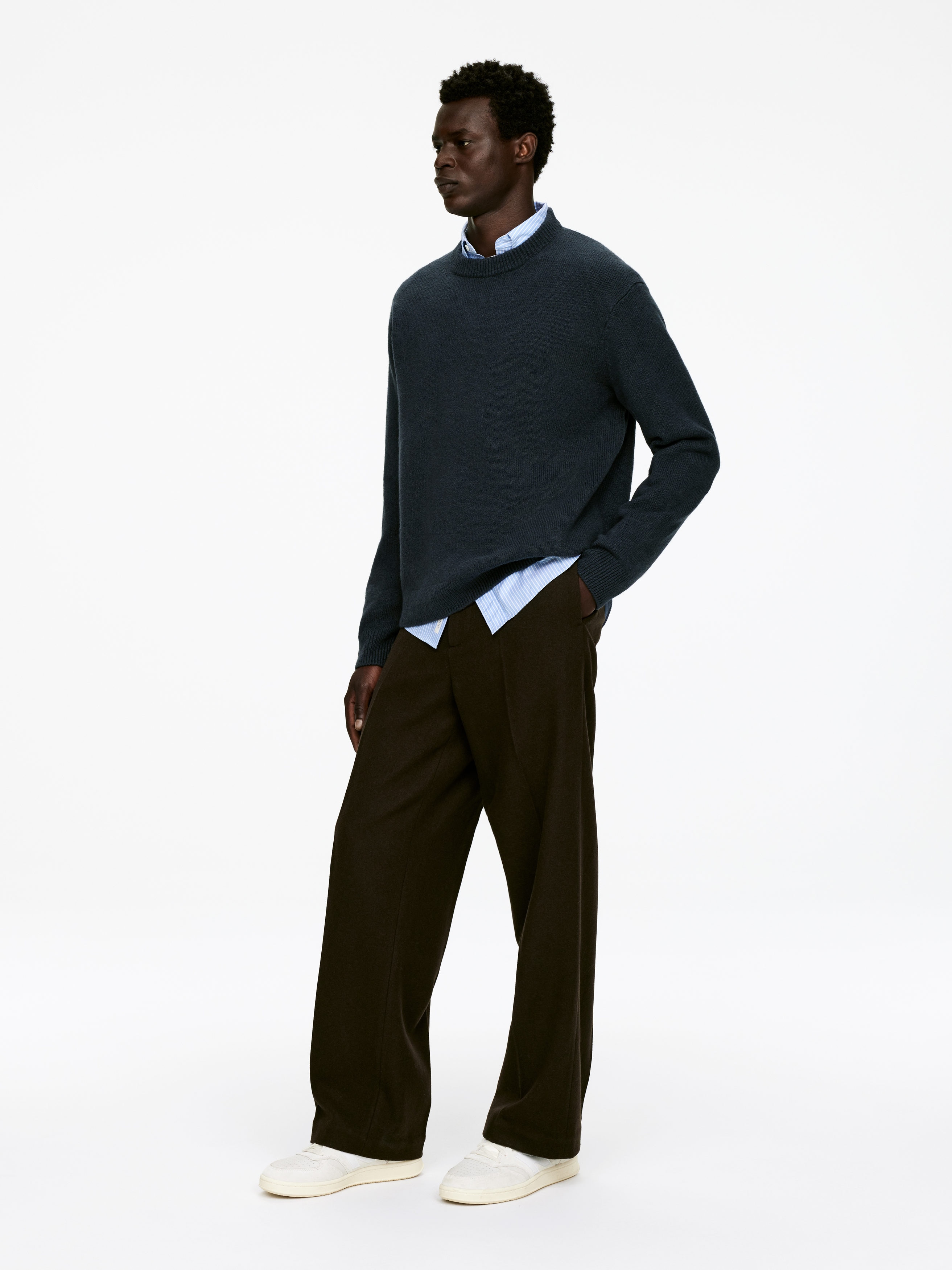 Cotton-Blend Jumper - Dark Grey - Loose fit - Men - StillMedia/Lookbook - 4