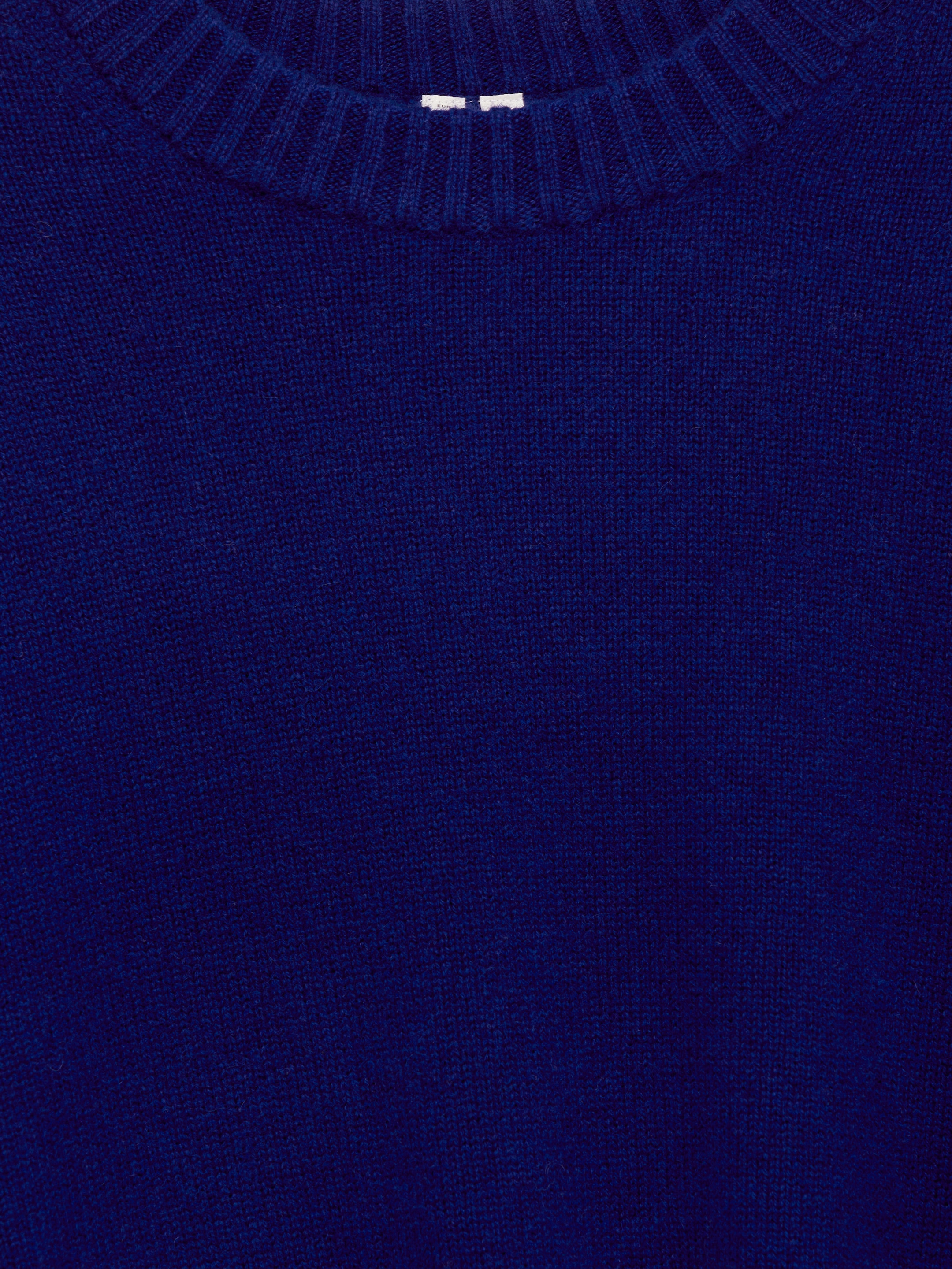 Pull décontracté en laine et cachemire - Bleu outremer - Loose fit - Femme - StillMedia/DescriptiveDetail - 2