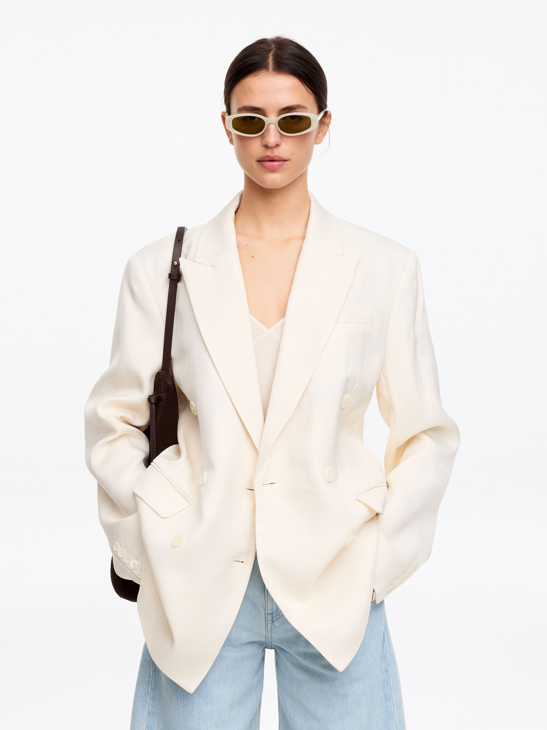 KOMONO Emery solglasögon - Vit - Women - StillMedia/Lookbook - 4