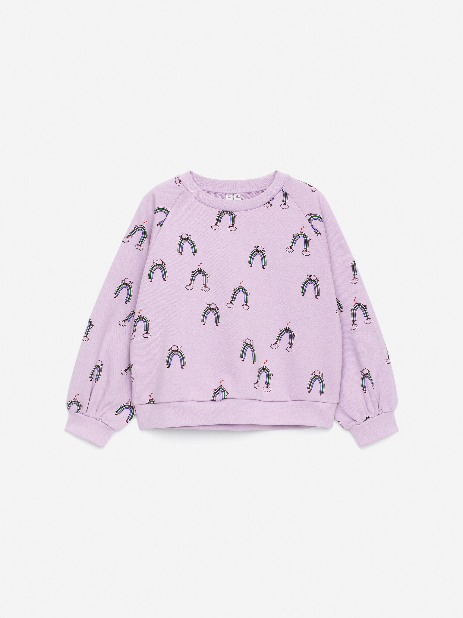 Legeres Sweatshirt - Lila/Flieder/Rot/Flieder/Grün