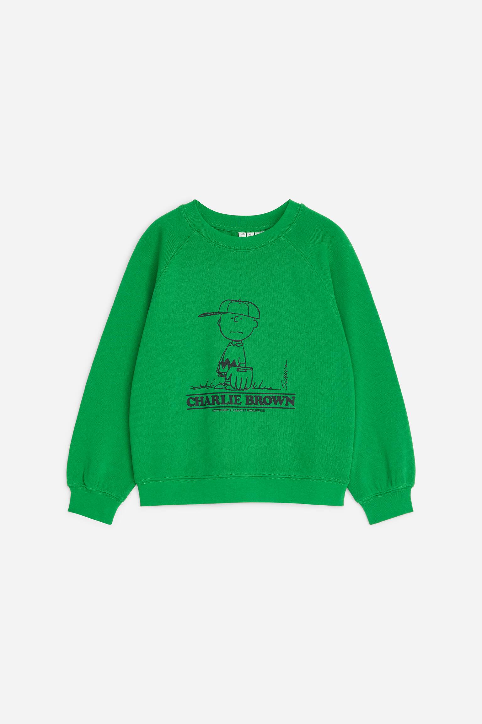 Bluză Peanuts - Verde/Gri