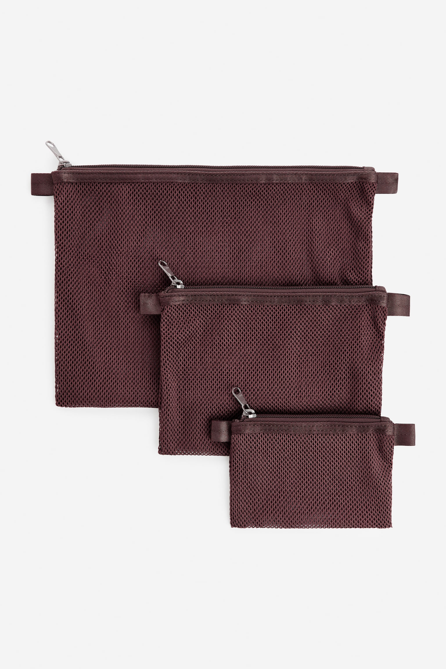 Packpåsar i mesh - Plommon - 1