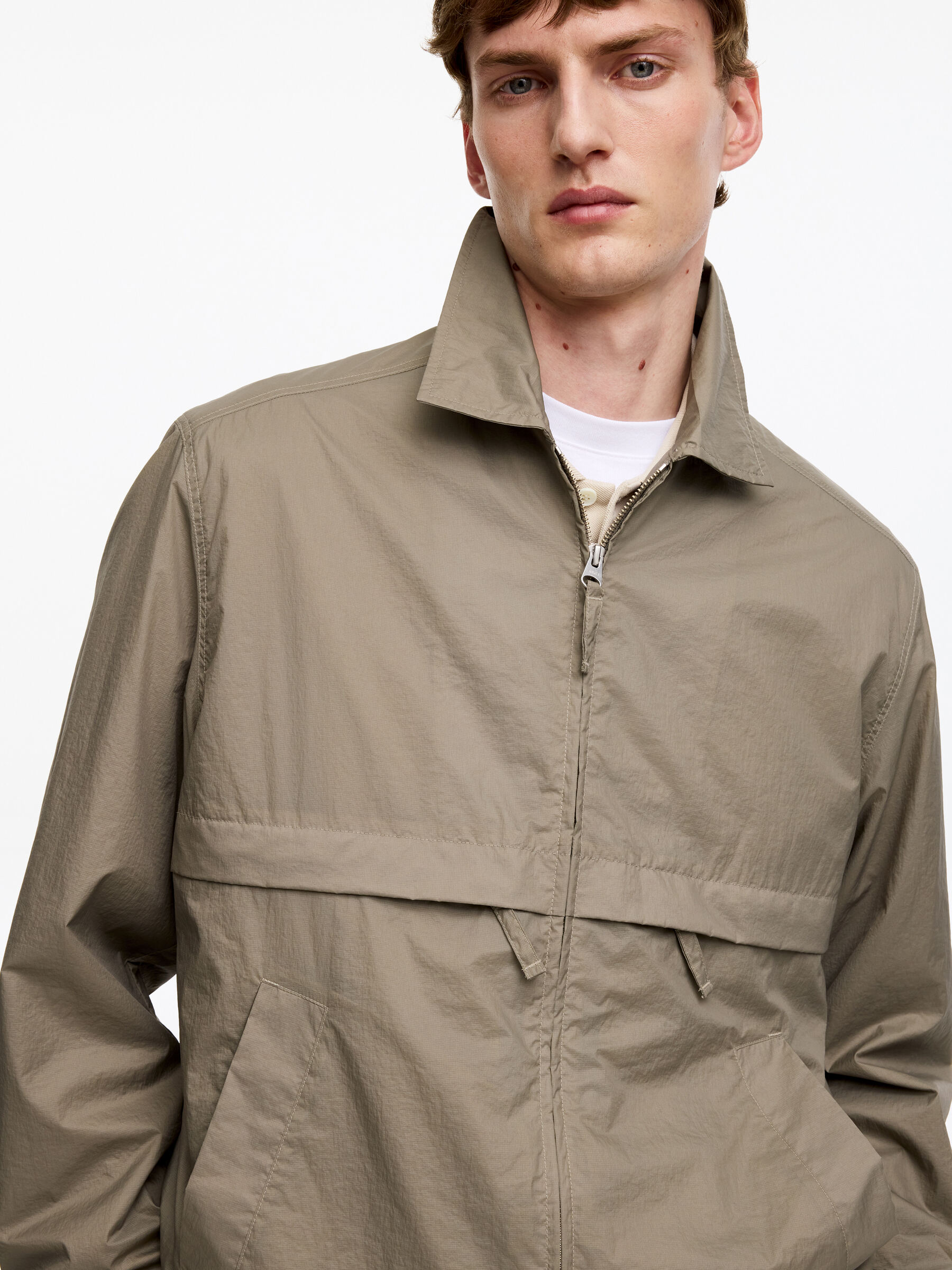 Nylon Windbreaker - Mole - Regular fit - Men - StillMedia/Lookbook - 5