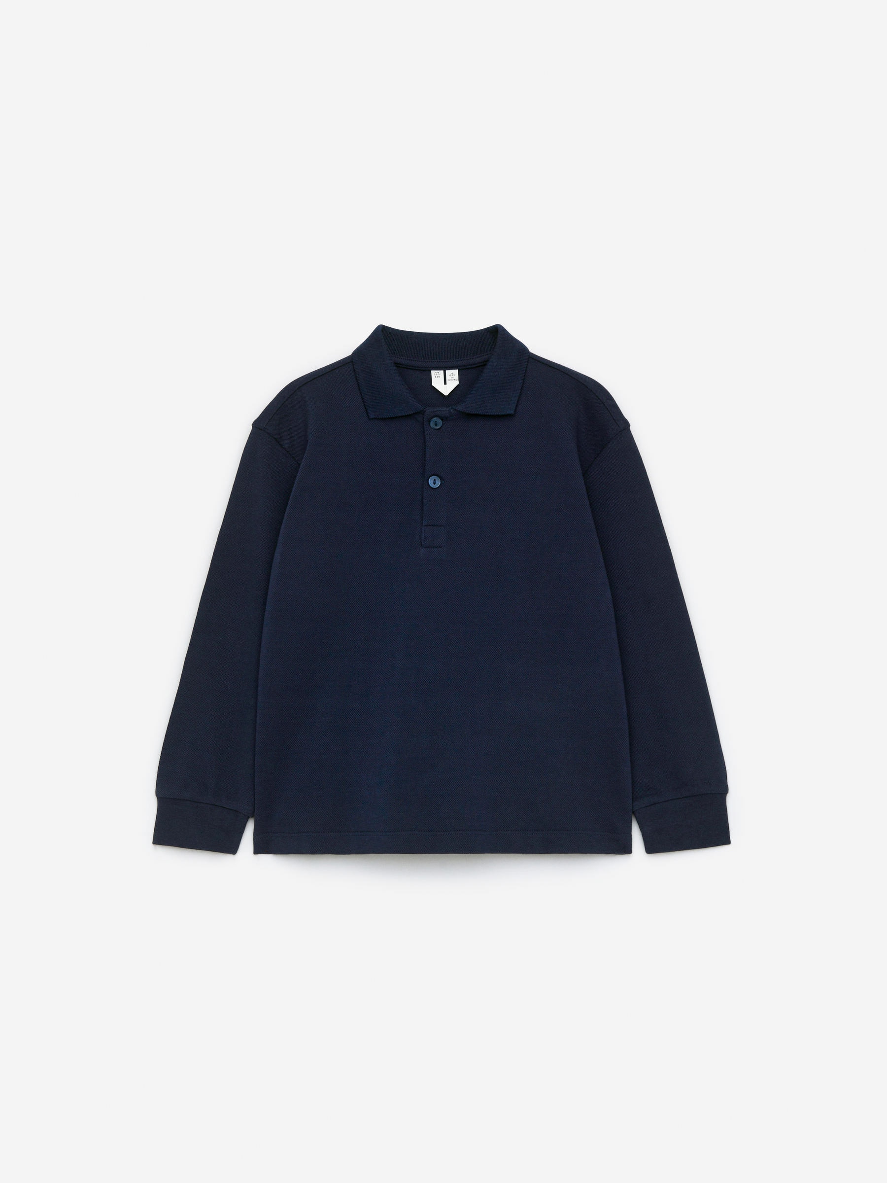 Cotton Polo Shirt - Dark Blue - Regular fit - Children - StillMedia/DescriptiveStillLife - 6