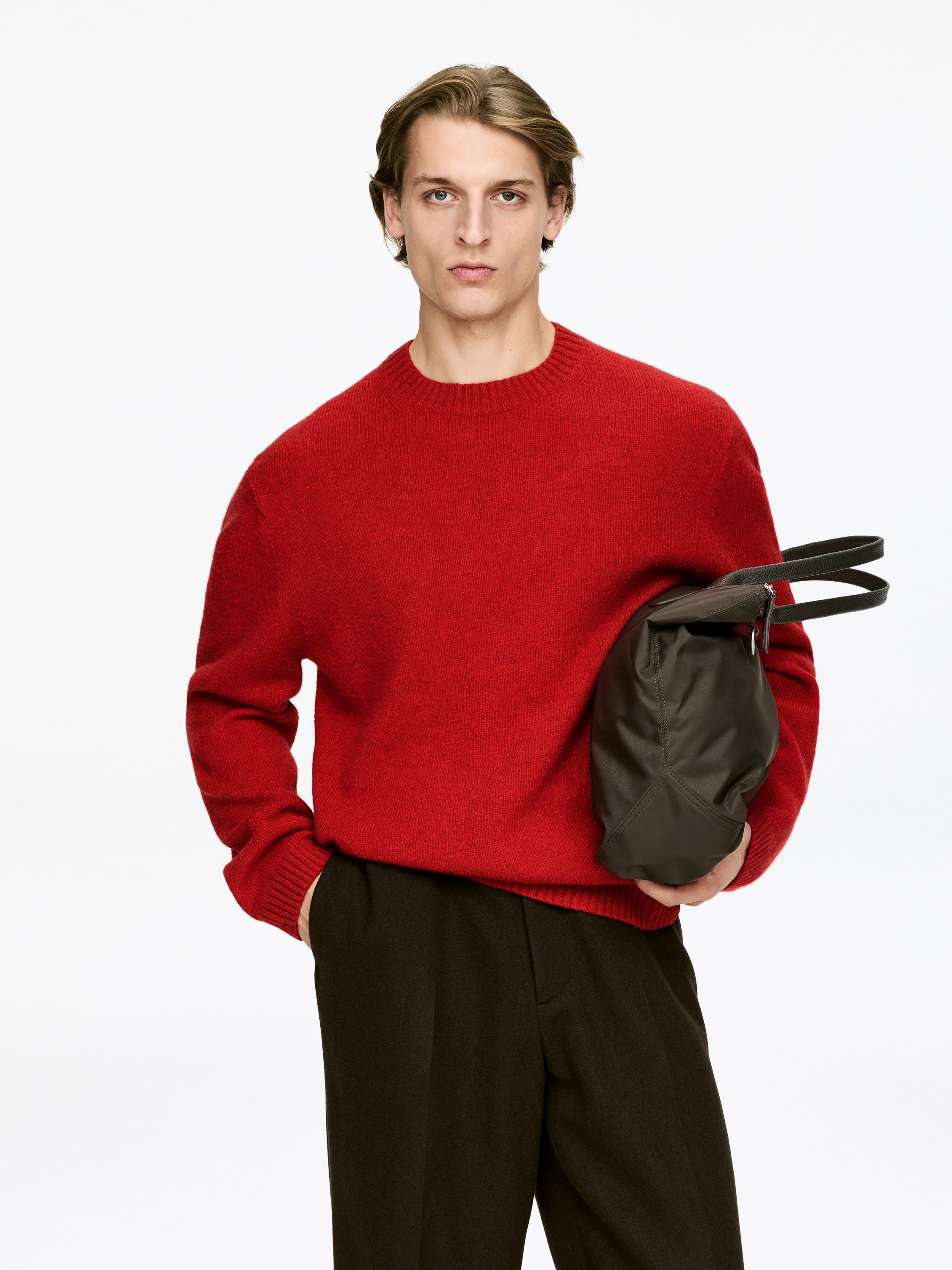 Crew-Neck Wool Jumper-#922235-13458