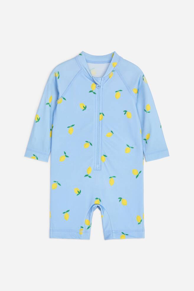 Swim UV-Overall - Jasnoniebieski/cytryny - 1