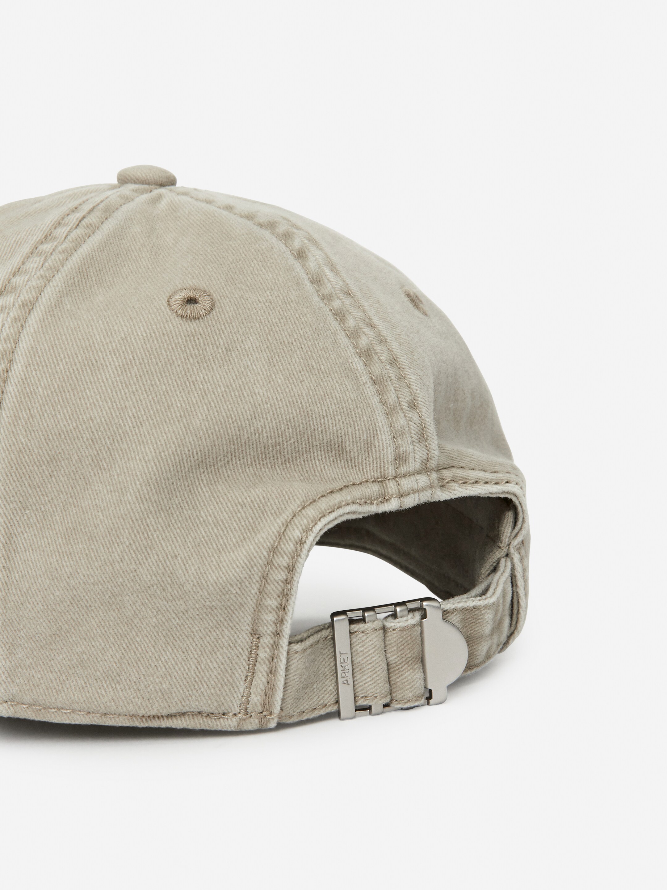 Visa större bild: Keps i tvättad bomull - Beige - DAM | H&M SE 3