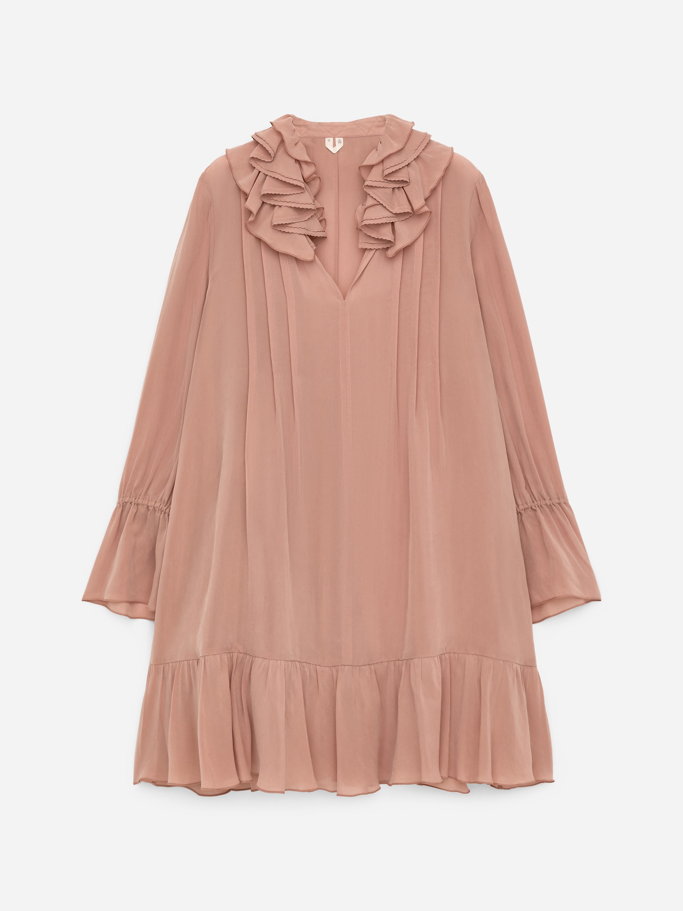 Frill Dress - Dusty Pink - Regular fit - Women - StillMedia/DescriptiveStillLife - 6