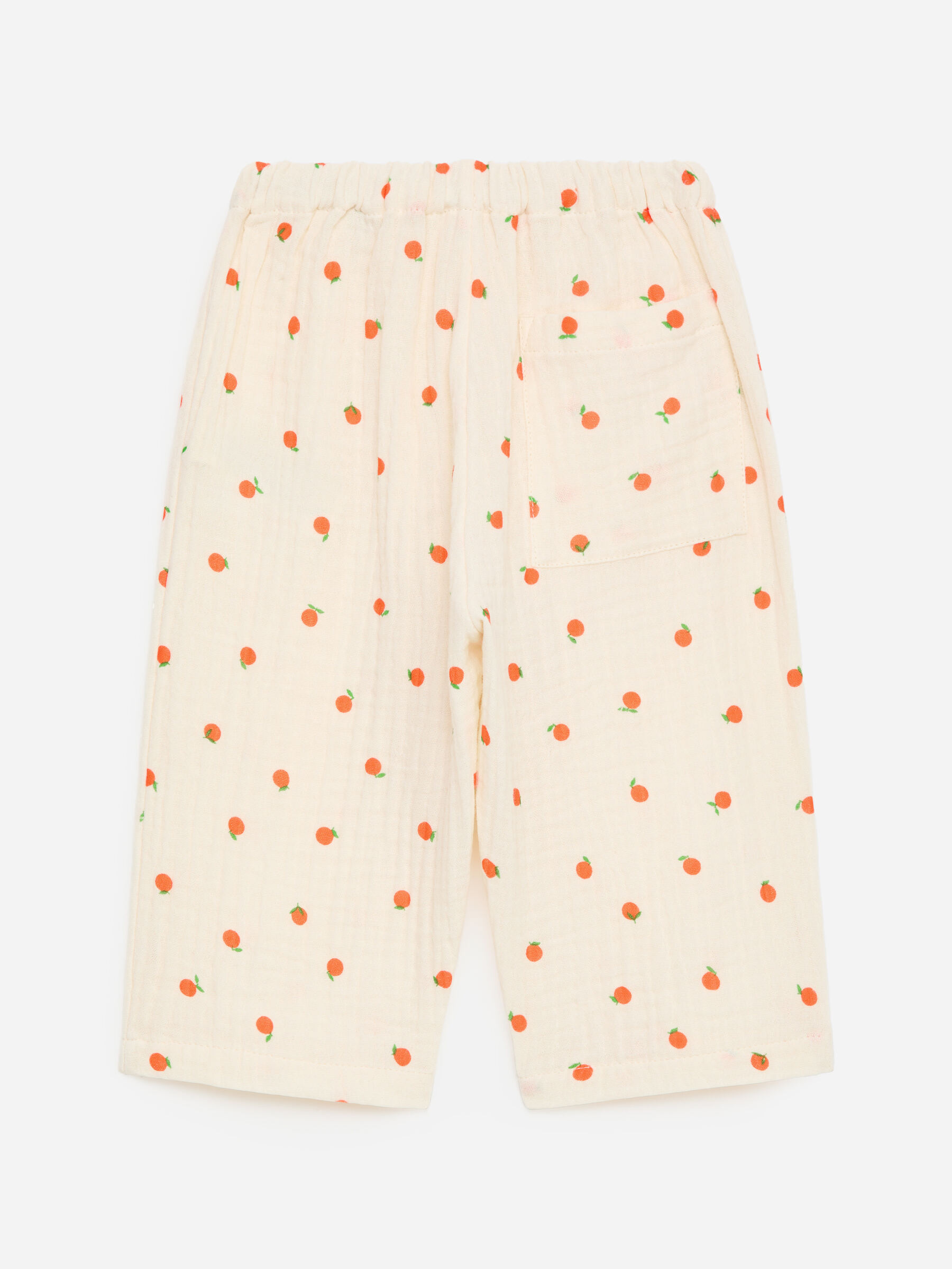 Cotton Muslin Trousers - Off White - Loose fit - Children - StillMedia/DescriptiveStillLife - 2