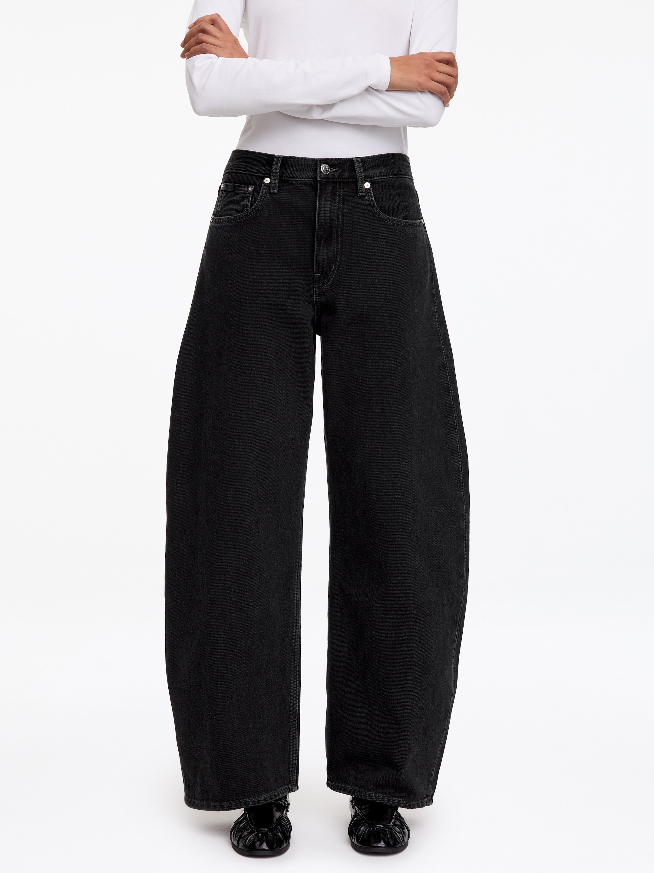 Peony Barrel Jeans - Black - Relaxed fit - women - StillMedia/Lookbook - 5