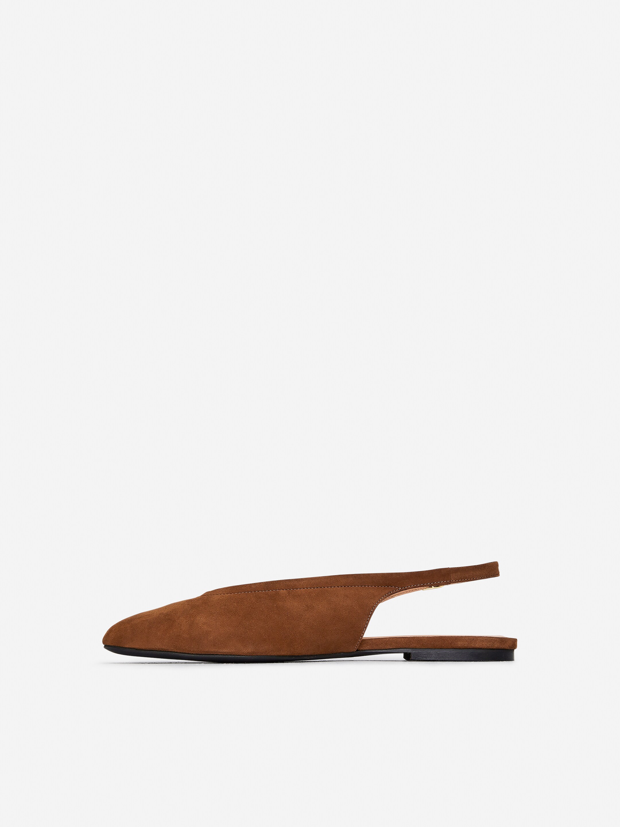 Visualizza immagine più grande: Scarpe basse slingback in pelle scamosciata - Marrone - DONNA | H&M IT 6
