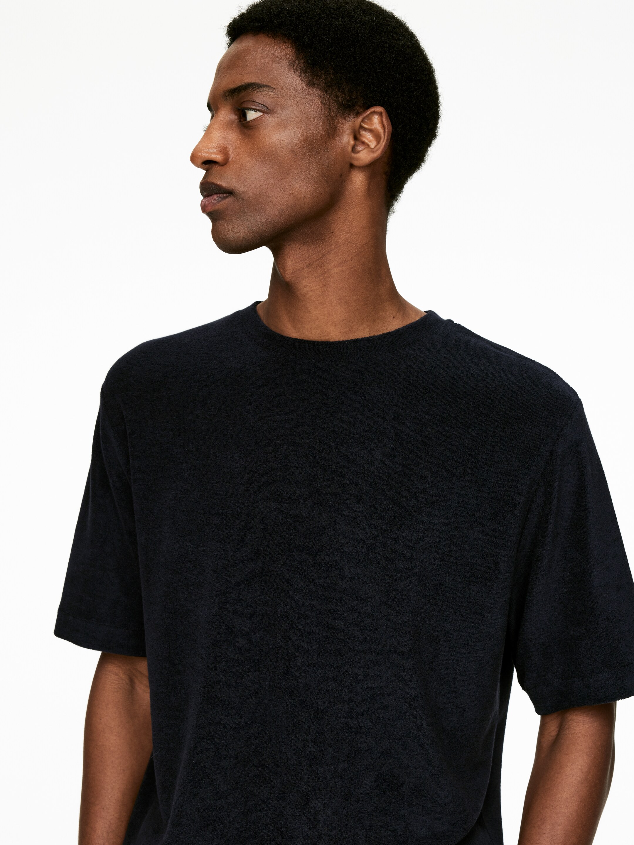 Agrandir l'image: T-shirt en éponge de coton - Noir - HOMME | H&M FR 4