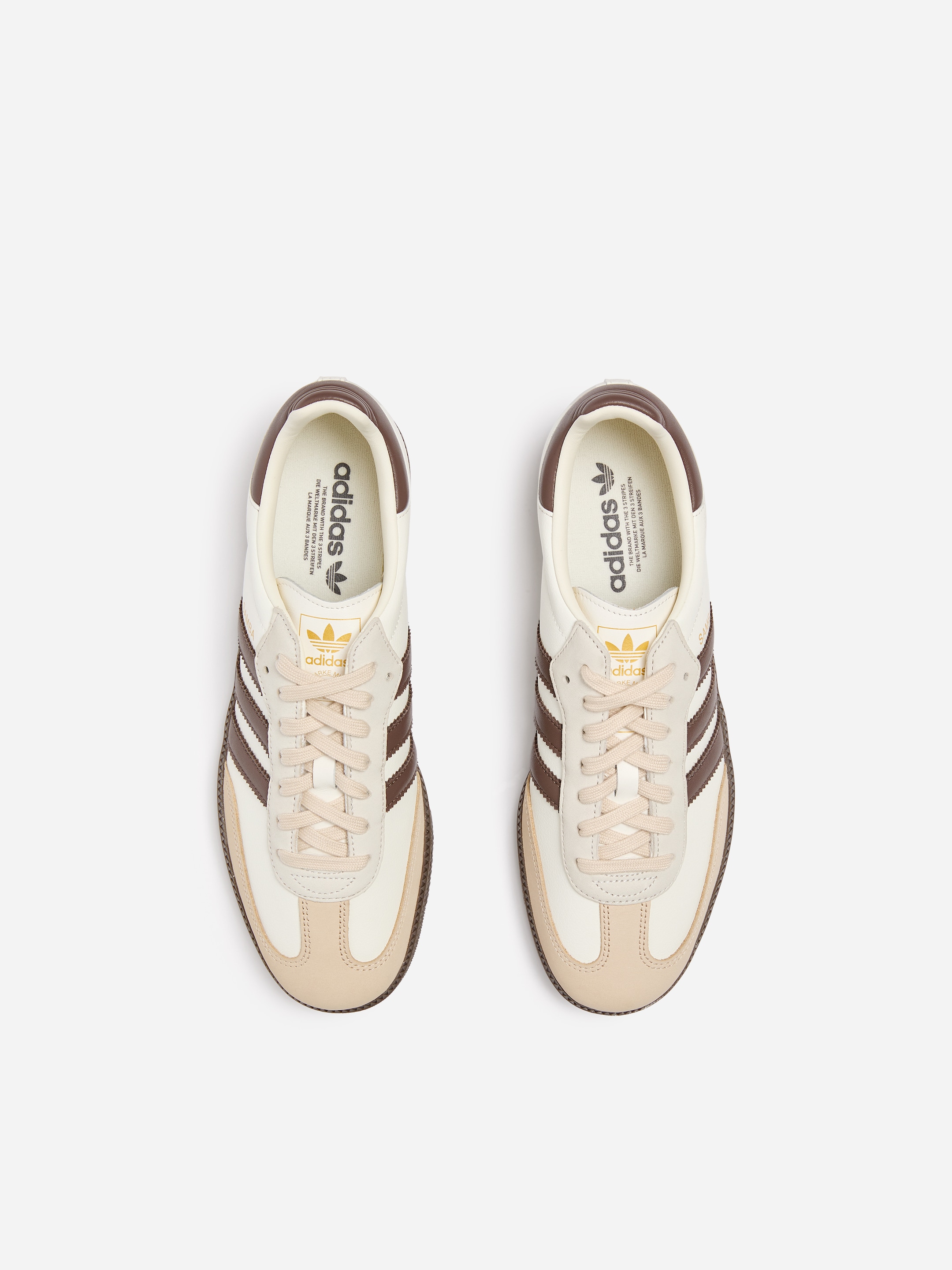 Baskets adidas Samba OG - Blanc cassé/Marron - men - StillMedia/DescriptiveStillLife - 4