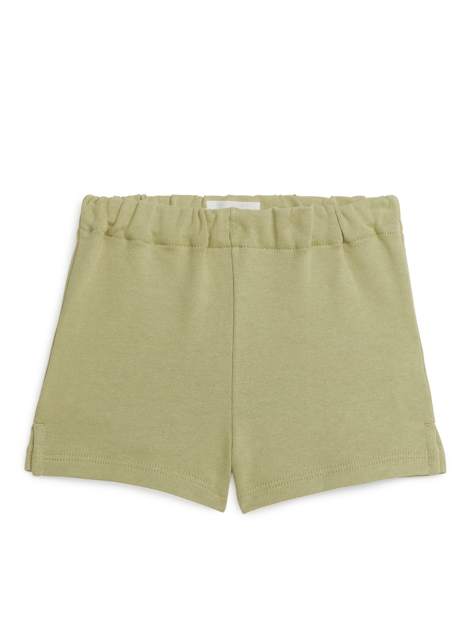 Cotton Terry Shorts - Khaki Green/Pink