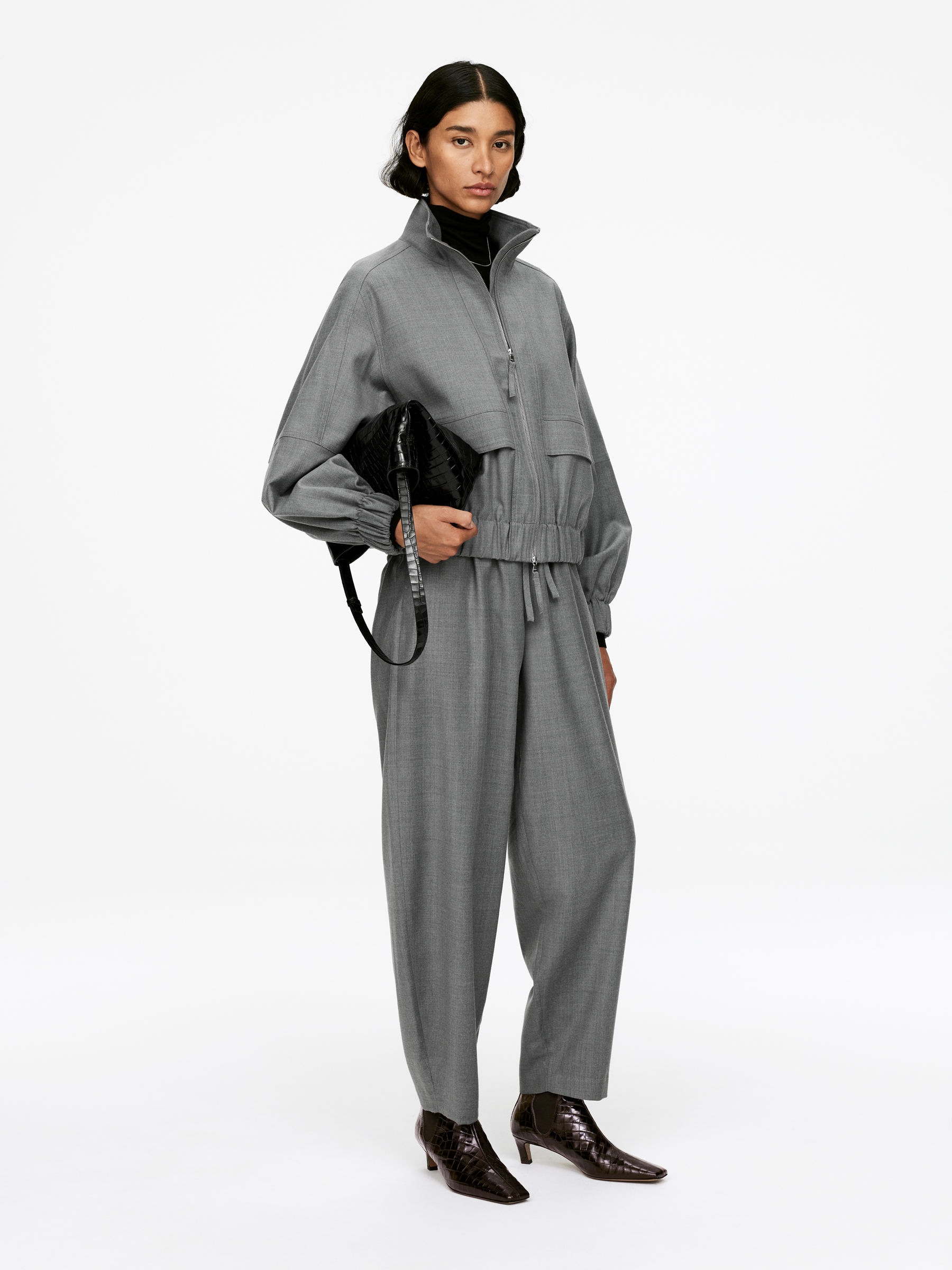 Stövletter med fyrkantig tå - Brun - Women - StillMedia/Lookbook - 8