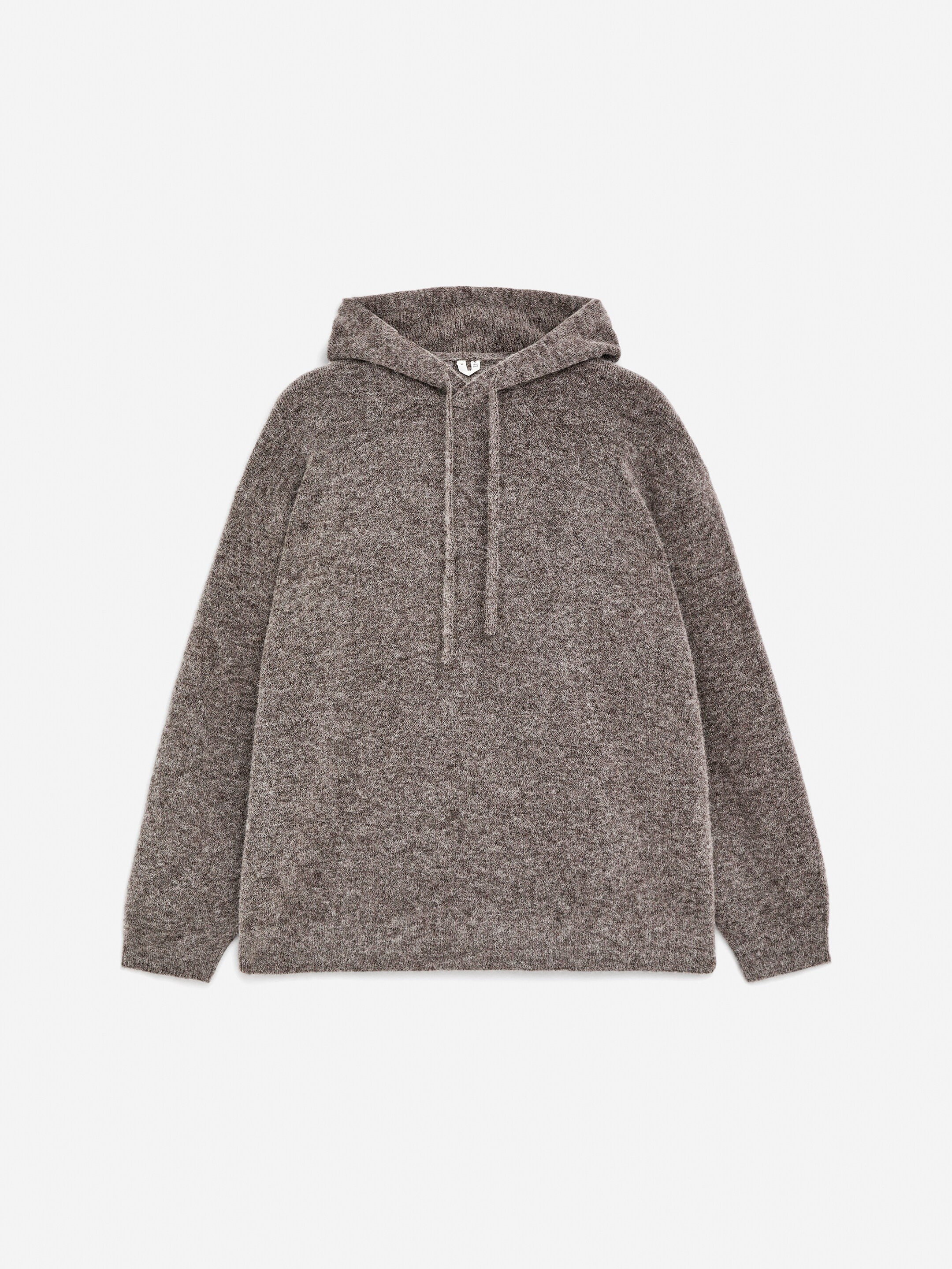 Kapuzenpullover aus Alpakawolle und Wolle - Graubraun - Oversize - Herren - StillMedia/DescriptiveStillLife - 1