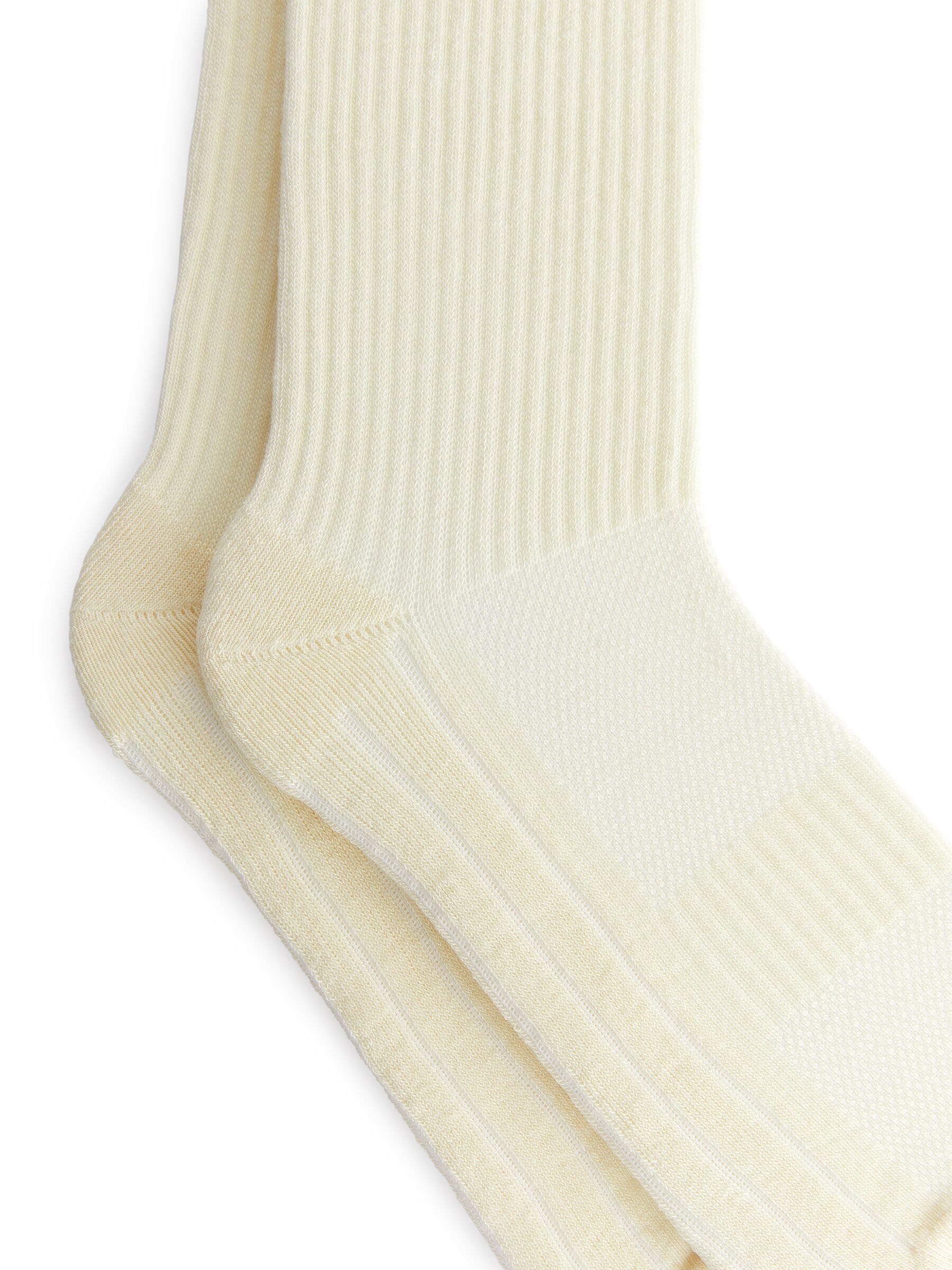 Gerippte Sportsocken, 2er-Pack - Weiß - Herren - StillMedia/DescriptiveDetail - 2