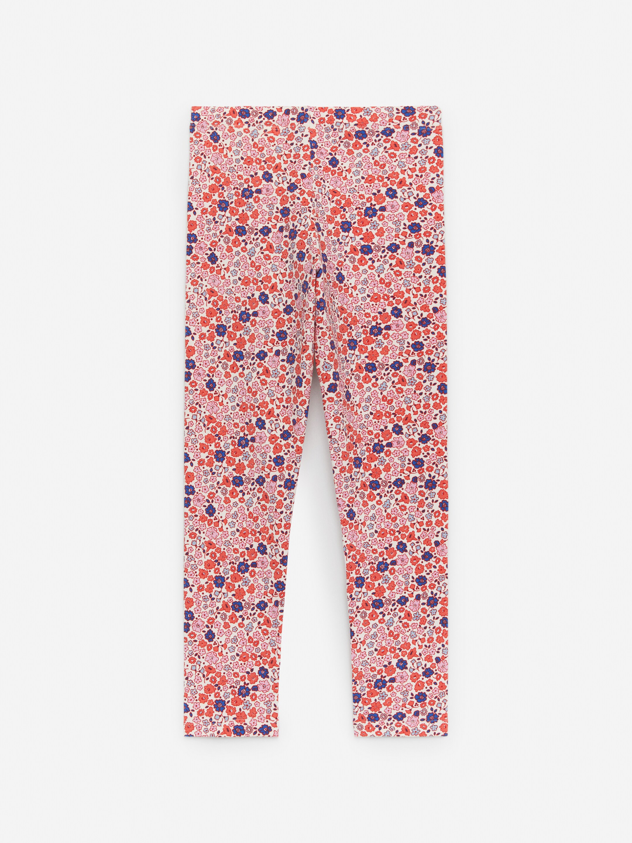 Zobrazit větší obrázek: Printed Jersey Leggings - Bílá/Červená/Květinová - DĚTI | H&M CZ 2