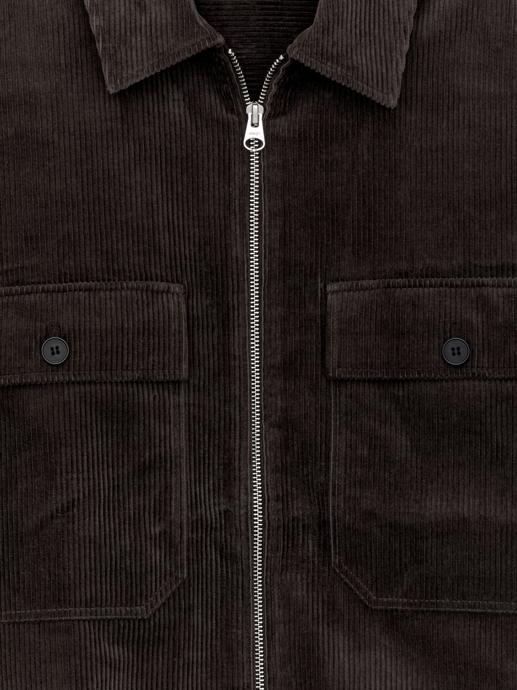 Corduroy Overshirt - Dark Brown - Regular fit - Men - StillMedia/DescriptiveDetail - 2