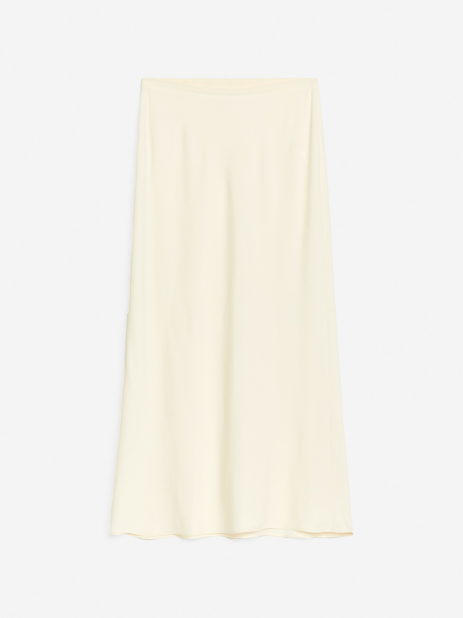 Drape Maxi Skirt - Off White/Burgundy